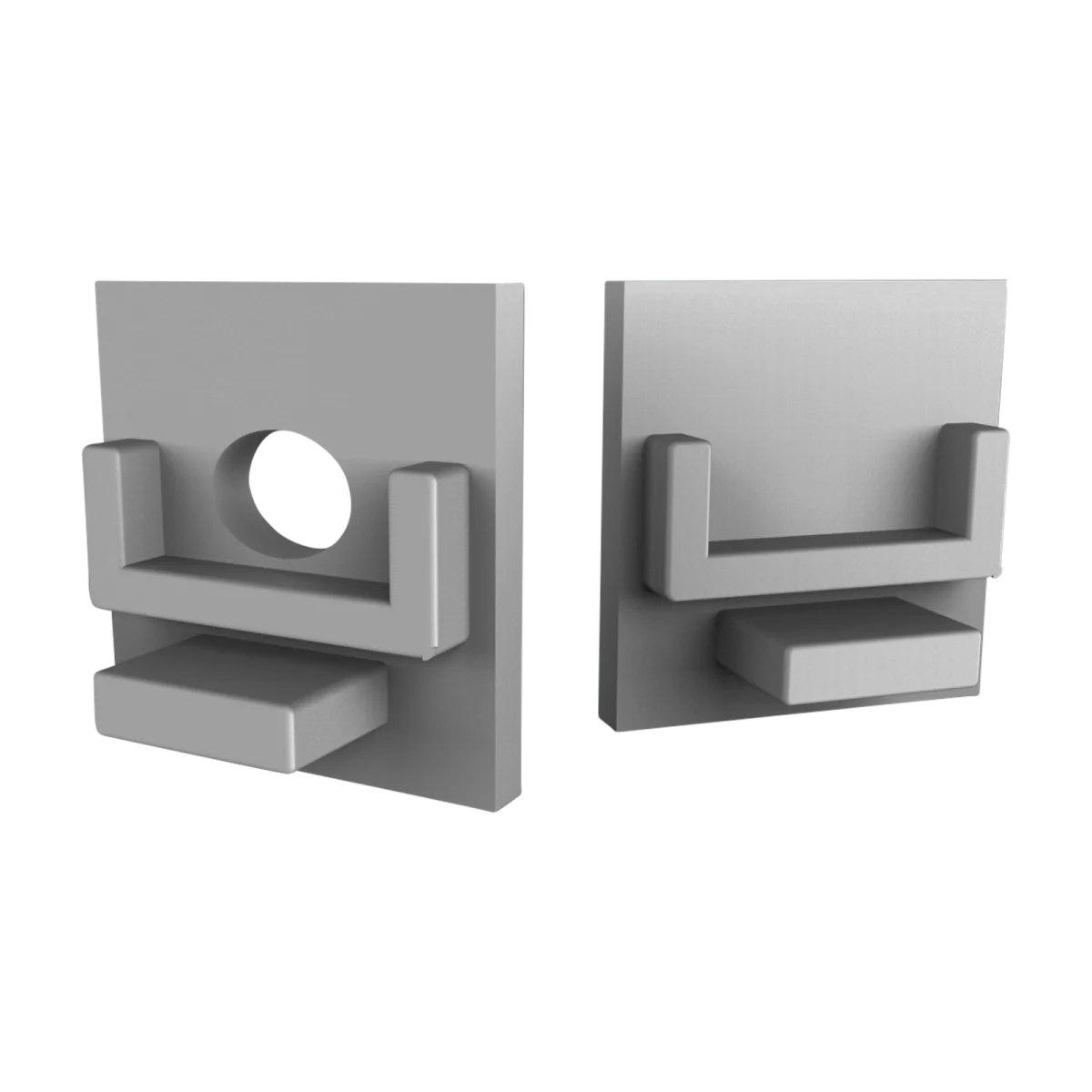 Endkappe für LED Alu Aufbauprofil Exo-A2_13 + Cover PC41 _13