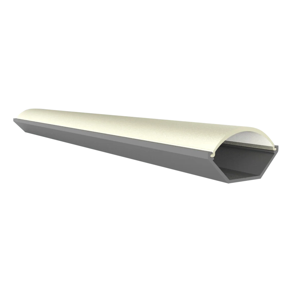 Flaches LED Eckprofil 2m EXO-V1_12 (12 mm) – Sichtprofil für LED-Strips