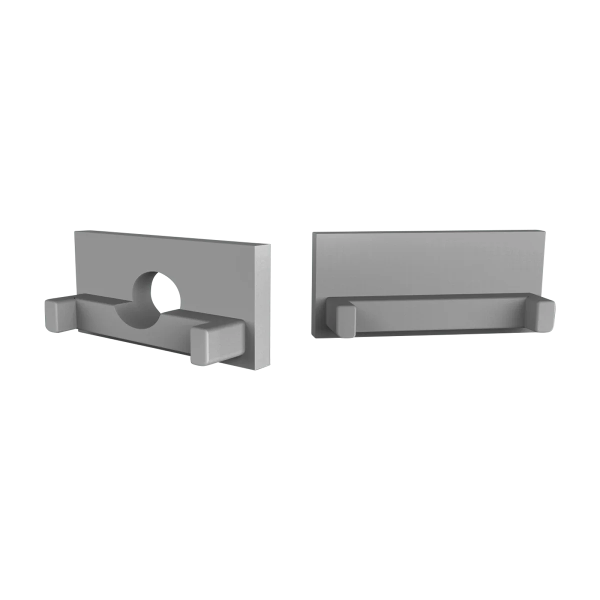 Endkappe für LED Alu Aufbauprofil Exo-N1_16 + Cover PC45 _16