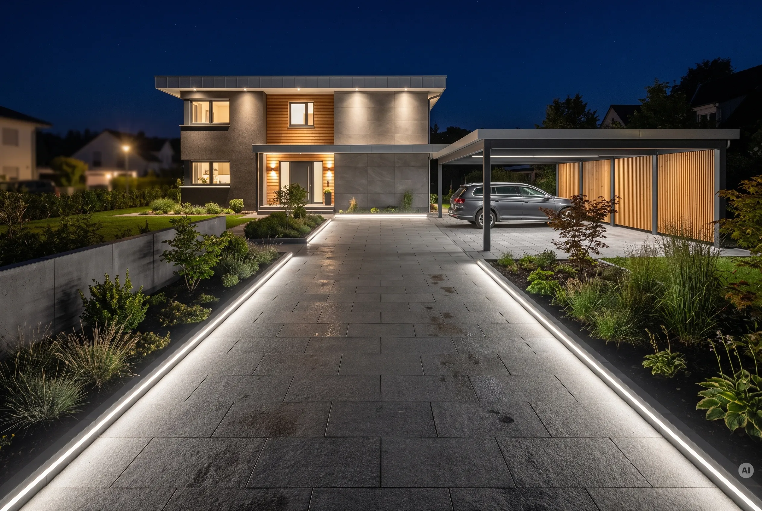 doppelcarport-einfahrt-led-bodenbeleuchtung-ip67 doppelcarport-einfahrt-led-bodenbeleuchtung-ip67