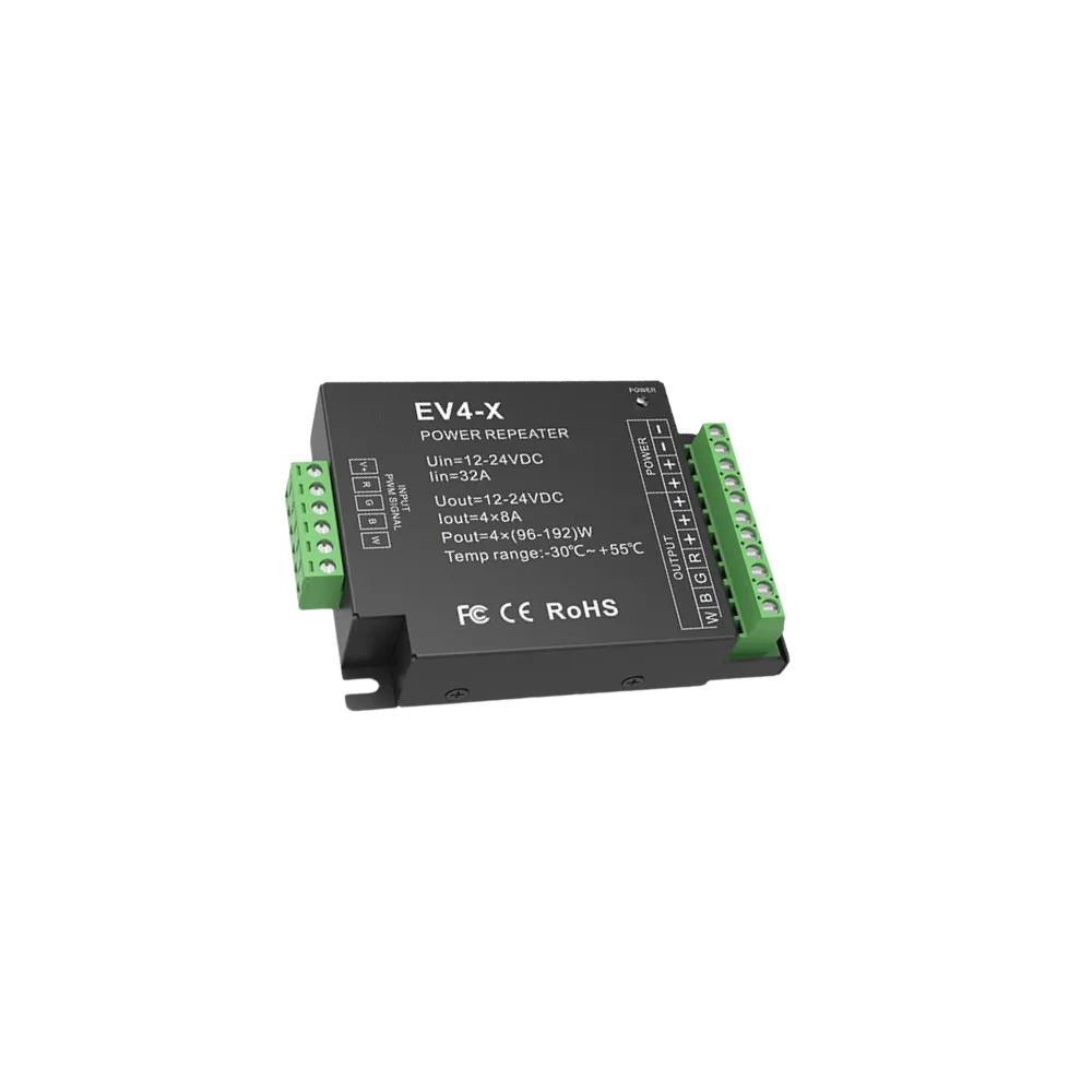 LED Repeater EV4-X Signalverstärker LED Repeater EV4-X Signalverstärker für 12V 24V LED Streifen RGB und RGBW