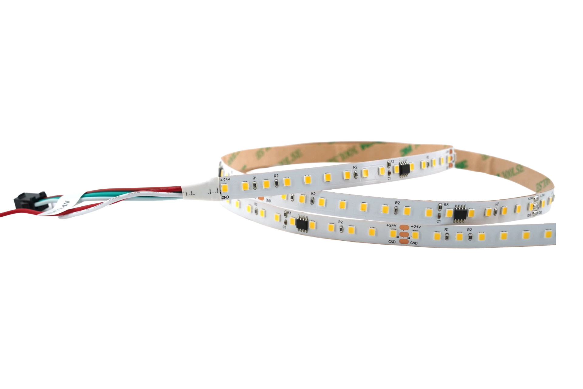 Waterflow LED Streifen 24V mit dynamischem Lauflichteffekt für moderne Lichtinstallationen
