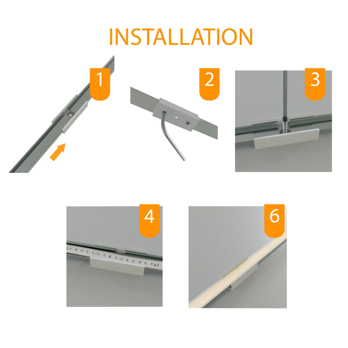Verbinder für LED ALU Aufbauprofil Exo-A1_13 