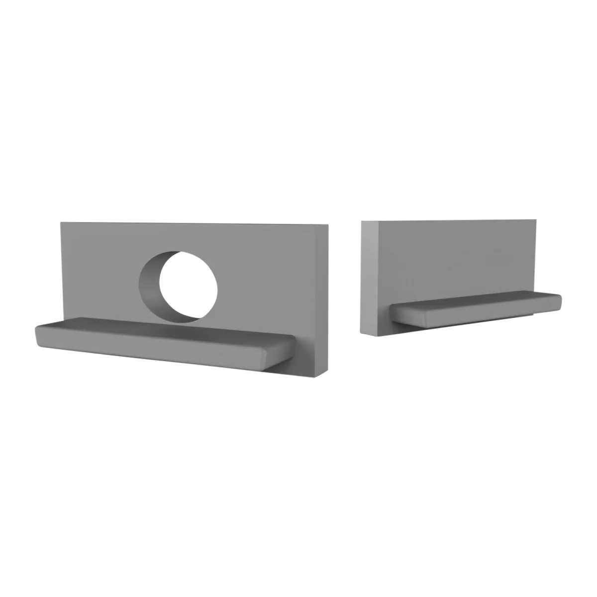 Endkappe für LED Alu Aufbauprofil Exo-NLN1_14 + Cover PC31 _14