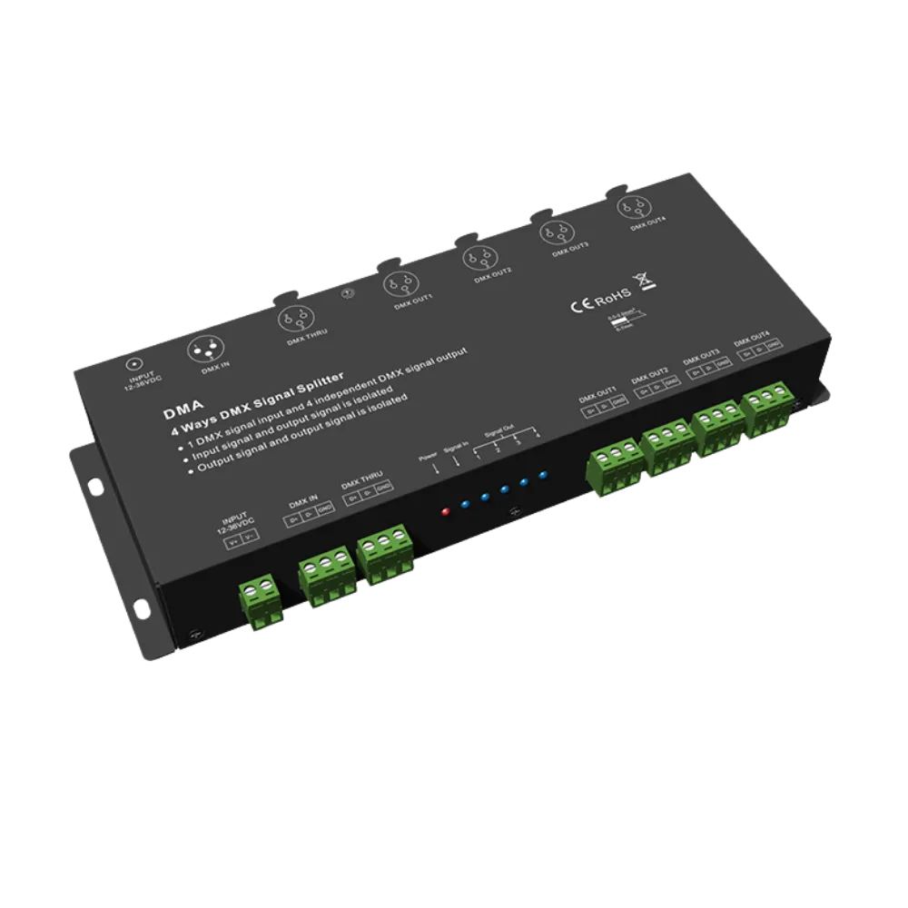 LED DMX Splitter 4 Kanal LED DMX Splitter