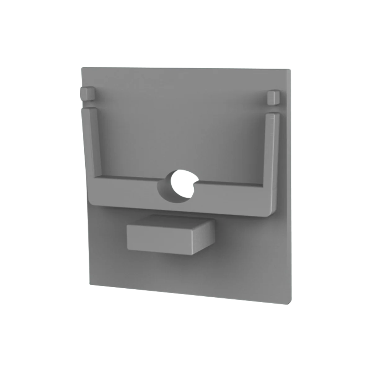 Endkappe für LED Alu Aufbauprofil Exo-N4_24 + Cover PC51 _24
