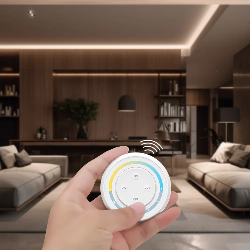 MiBoxer S1W+ CCT Wand-Funkfernbedienung – 4-Zonen 2,4 GHz Steuerung für Weißlicht-LEDs