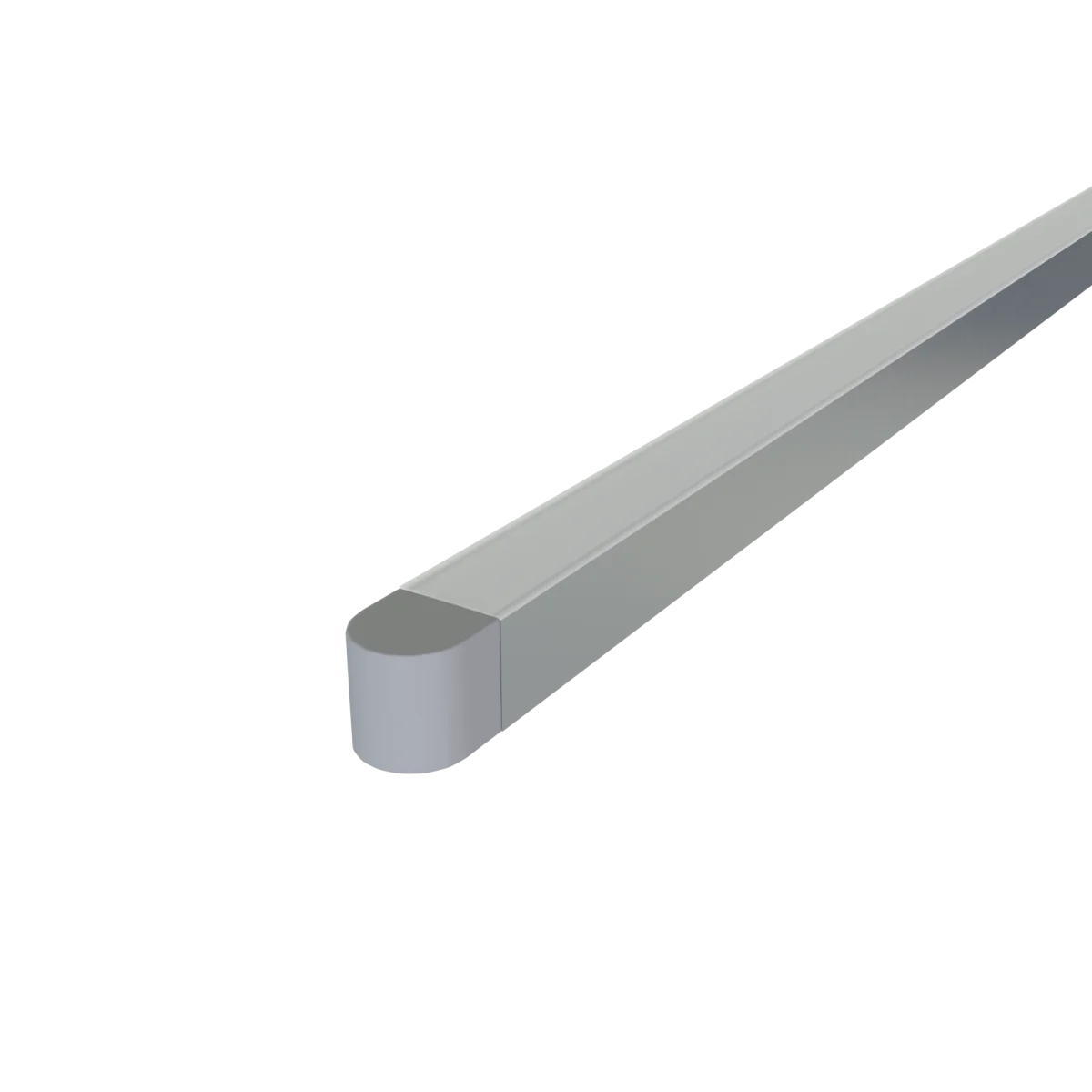 Endkappe Rund für LED Alu Aufbauprofil mit Kabelführung Exo-N4_24 + Cover PC51 _24