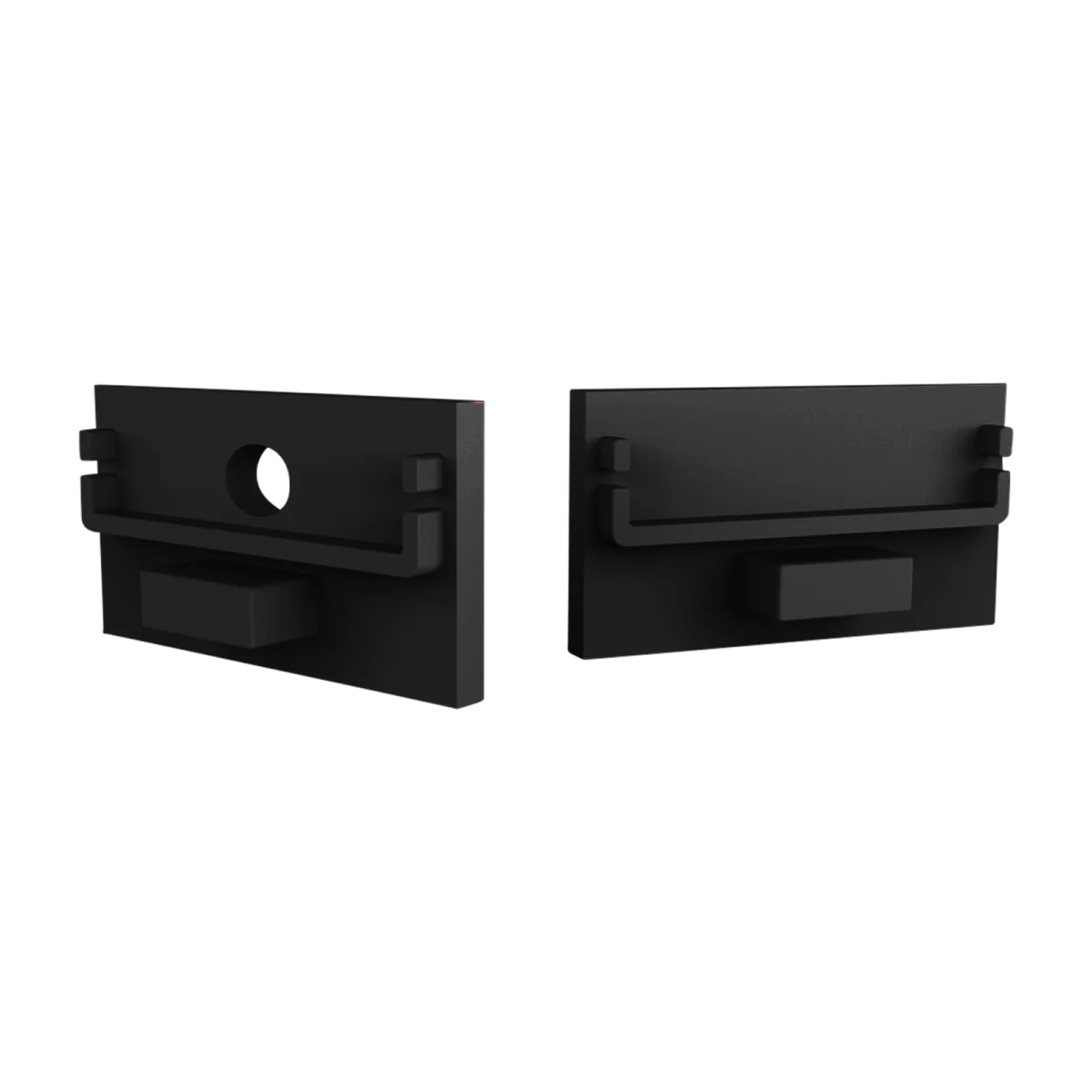 Endkappe für LED Alu Aufbauprofil Exo-N3_24 + Cover PC51 _24