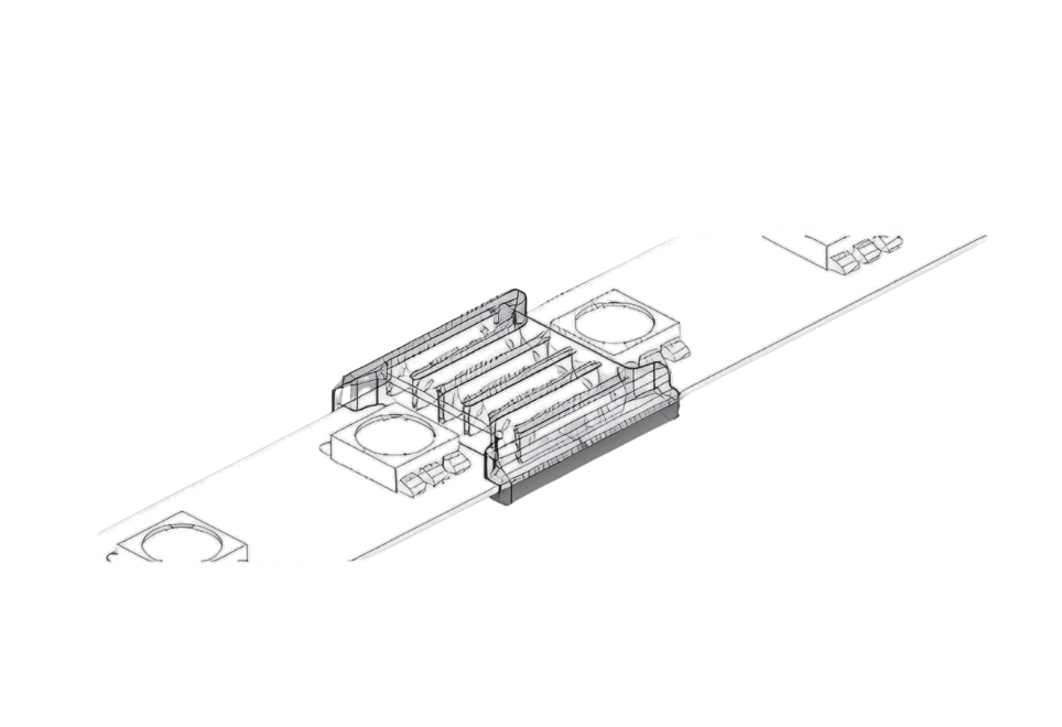 4262543211916 - LED Strip-zu-Strip Schnellverbinder – 6-polig lötfrei für 12 mm RGBCCT SMD LED-Streifen 4262543211916 - LED Strip-zu-Strip Schnellverbinder – 6-polig lötfrei für 12 mm RGBCCT SMD LED-Streifen