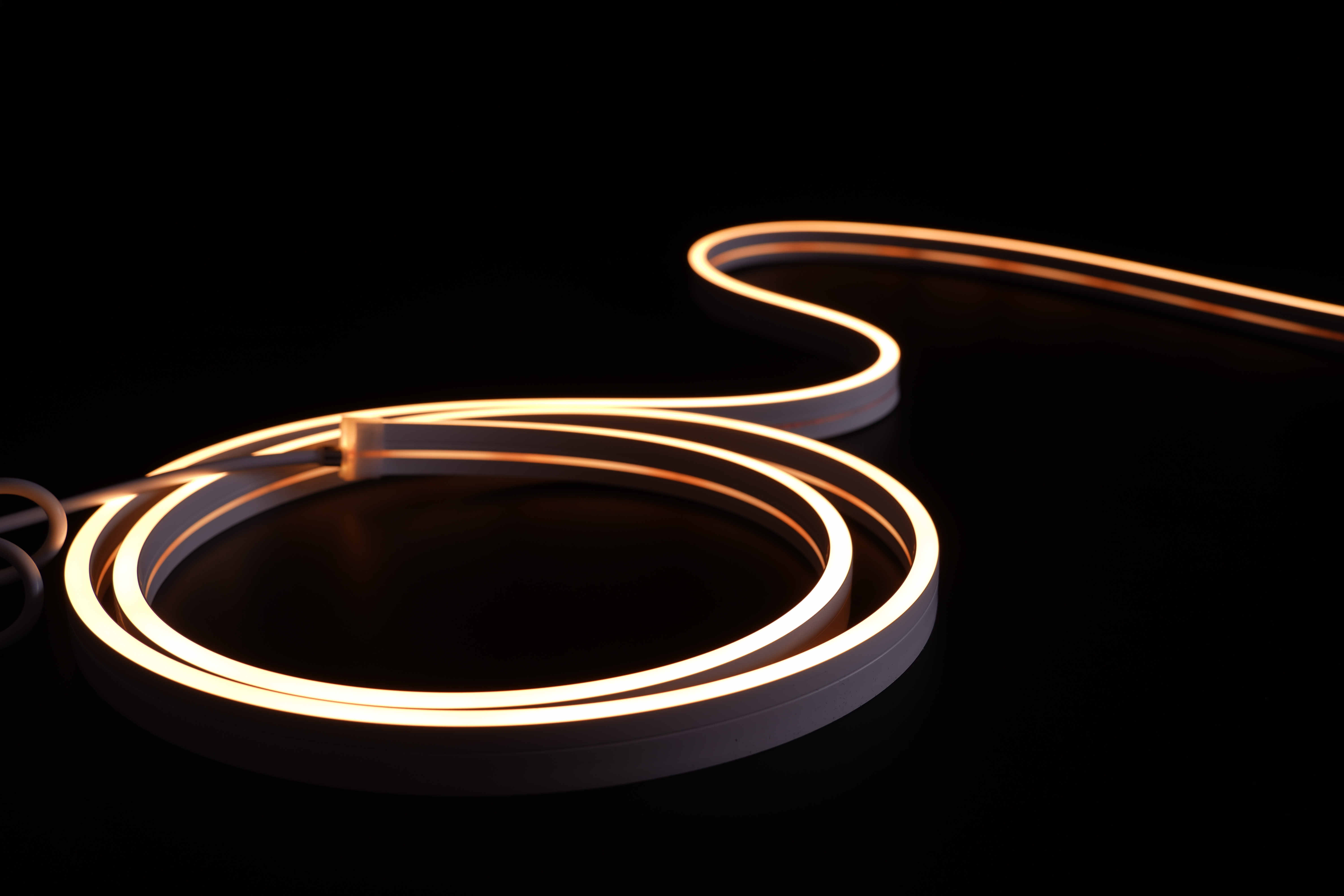 LED NEON TUBE 06×16 mm Silikon Schlauch – 5 m Rolle - 12 W – 24 V – IP67 – CRI>93 - Schneidmaß 50mm