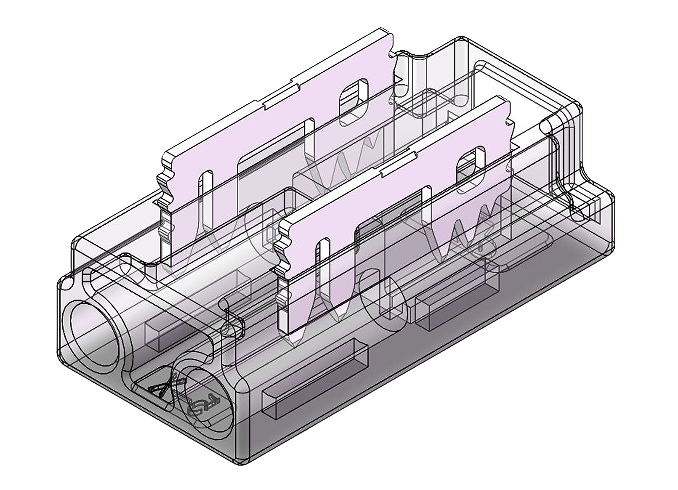 4262543210131 - LED Strip-zu-Kabel Schnellverbinder – 2-polig frei konfigurierbar für 5 mm COB Streifen (ohne Kabel)