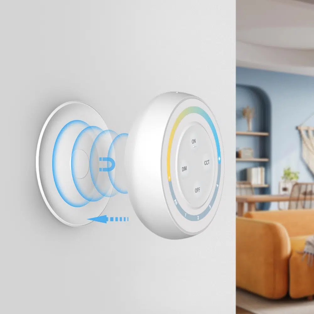 MiBoxer S1W+ CCT Wand-Funkfernbedienung – 4-Zonen 2,4 GHz Steuerung für Weißlicht-LEDs