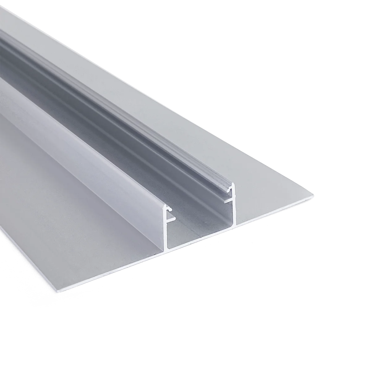 LED Trockenbau-Mittelprofil 2m EXO-T3_16 (16 mm) – Flächenbündiges Trockenbauprofil für LED-Strips