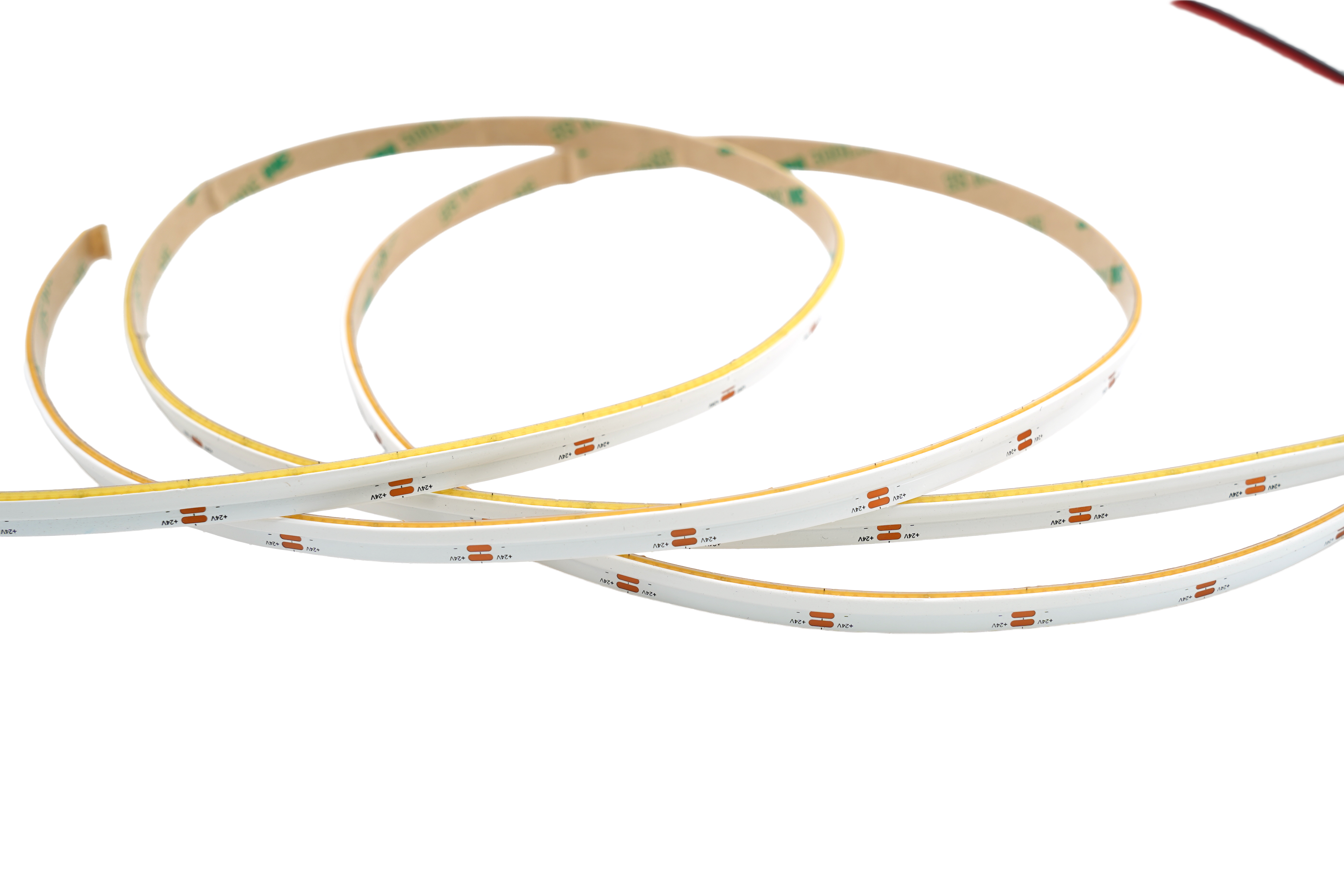 Side View COB LED Streifen 10 mm 480 LEDs m 24 V neutralweiß 4000K mit seitlicher Lichtabstrahlung