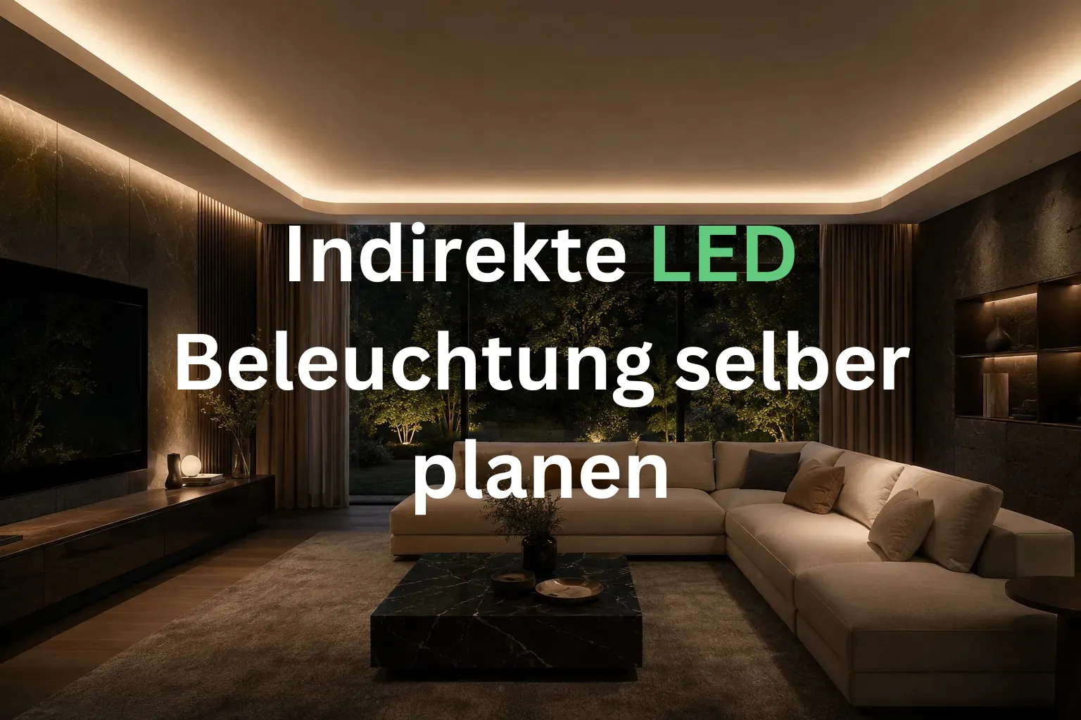 Indirekte Beleuchtung selber planen