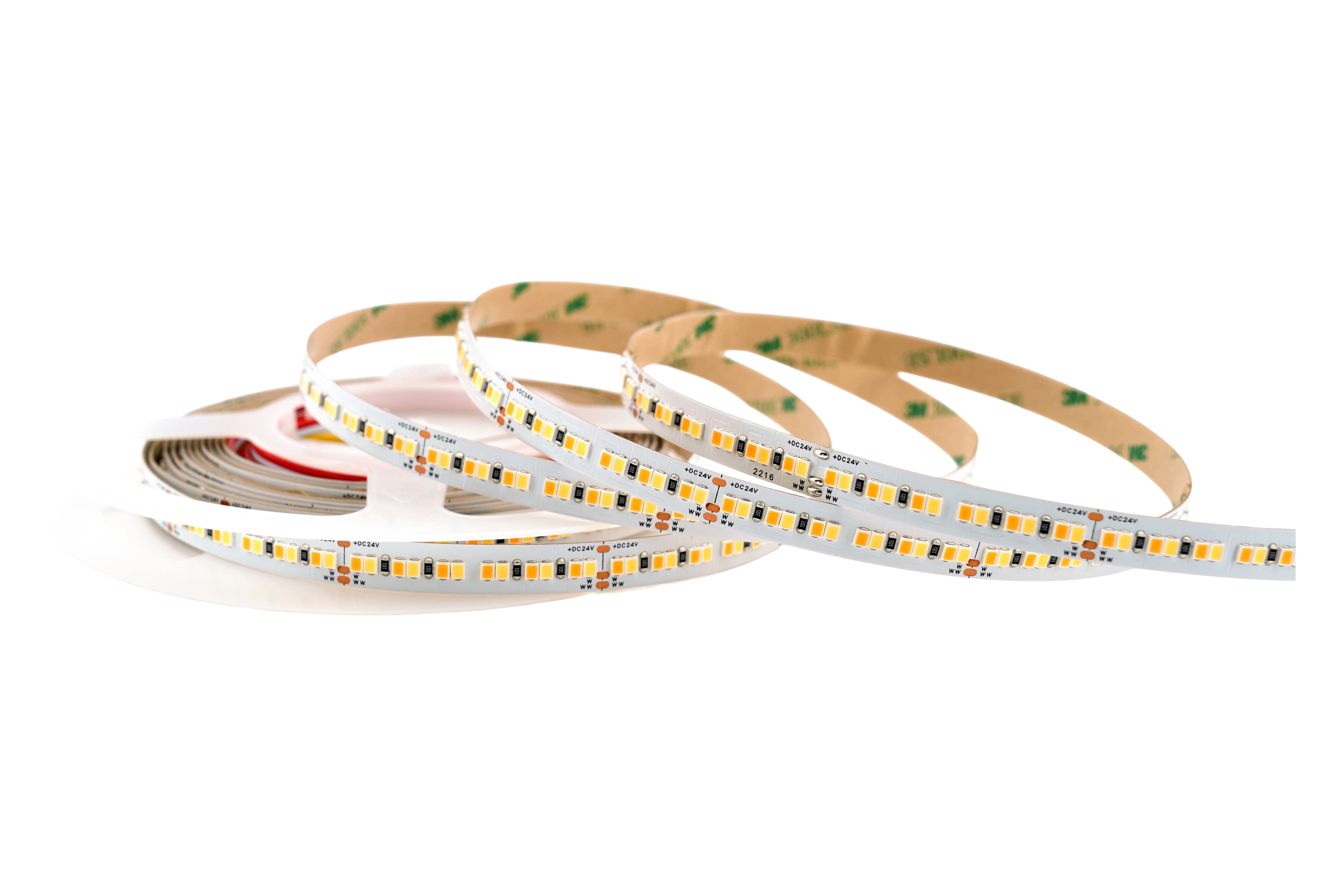 CCT LED-Streifen – 240 LEDs/m, 24 V, 29 W/m, 3260 lm/m, 2700–7000 K CRI>95