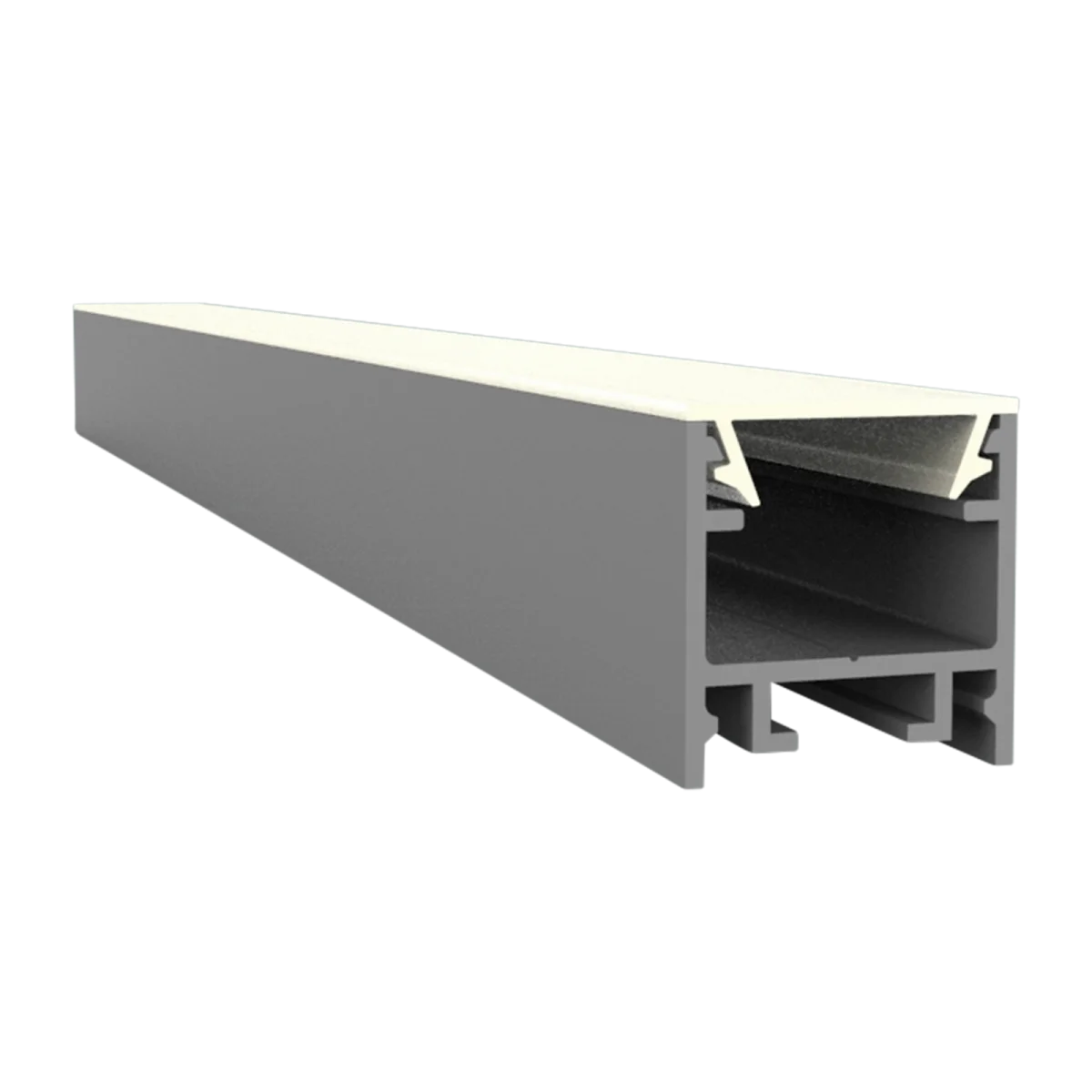 7640273920679 - PC41-13 FLAT Abdeckung 2 m – für LED Profil Exo-A1 A1F A2 A2F | schwarz 7640273920679 - PC41-13 FLAT Abdeckung 2 m – für LED Profil Exo-A1 A1F A2 A2F | schwarz