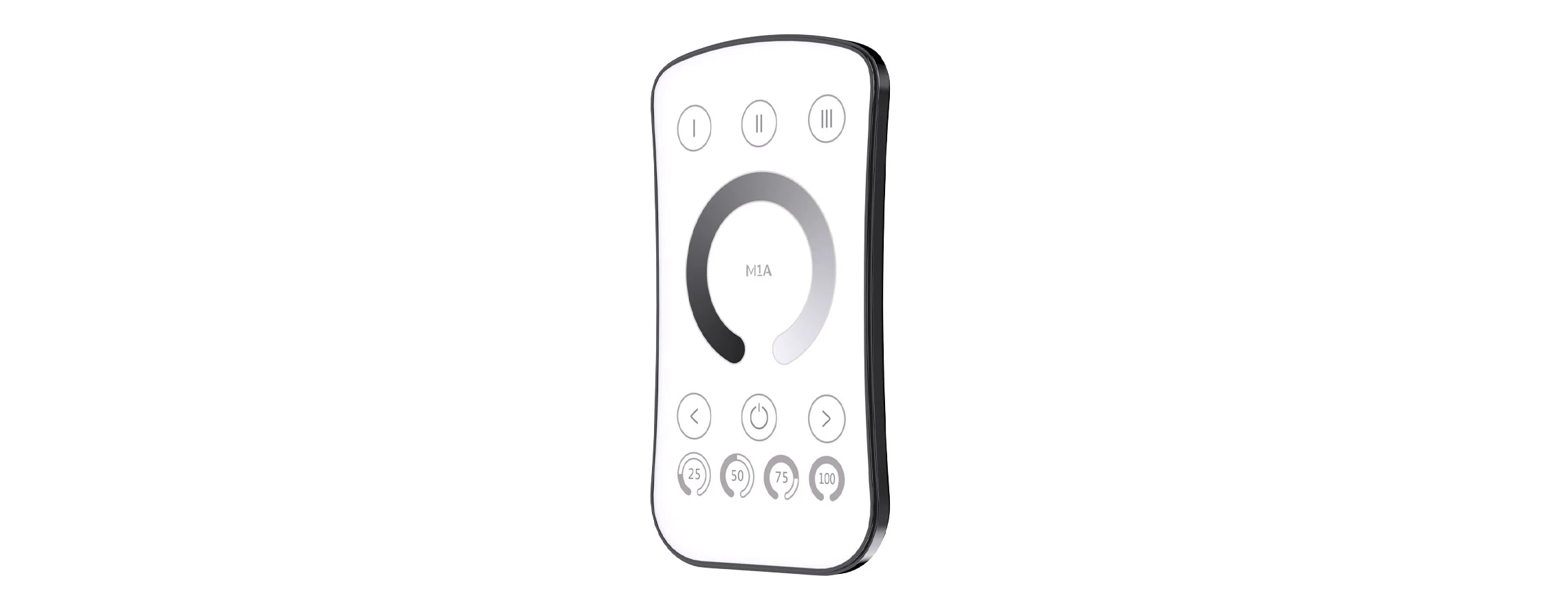 LTECH M1A+P1 LED Funk Set 2.4 GHz, Funk Fernbedienung & 1-Kanal Empfänger, 12-48V DC, für einfarbige LED Streifen