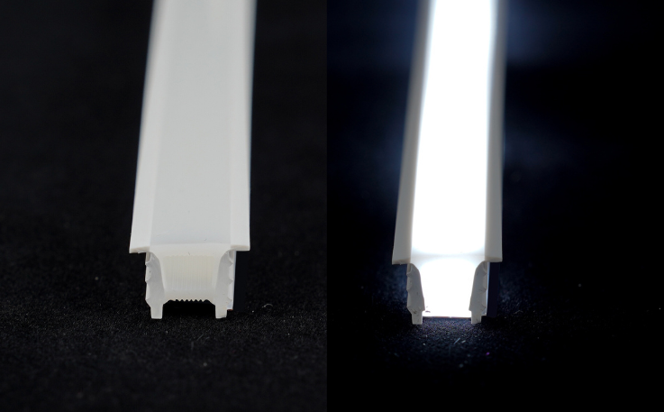 LED Neon Tube 10×10 mm – Silikonhülle zum Einbauen für LED-Streifen