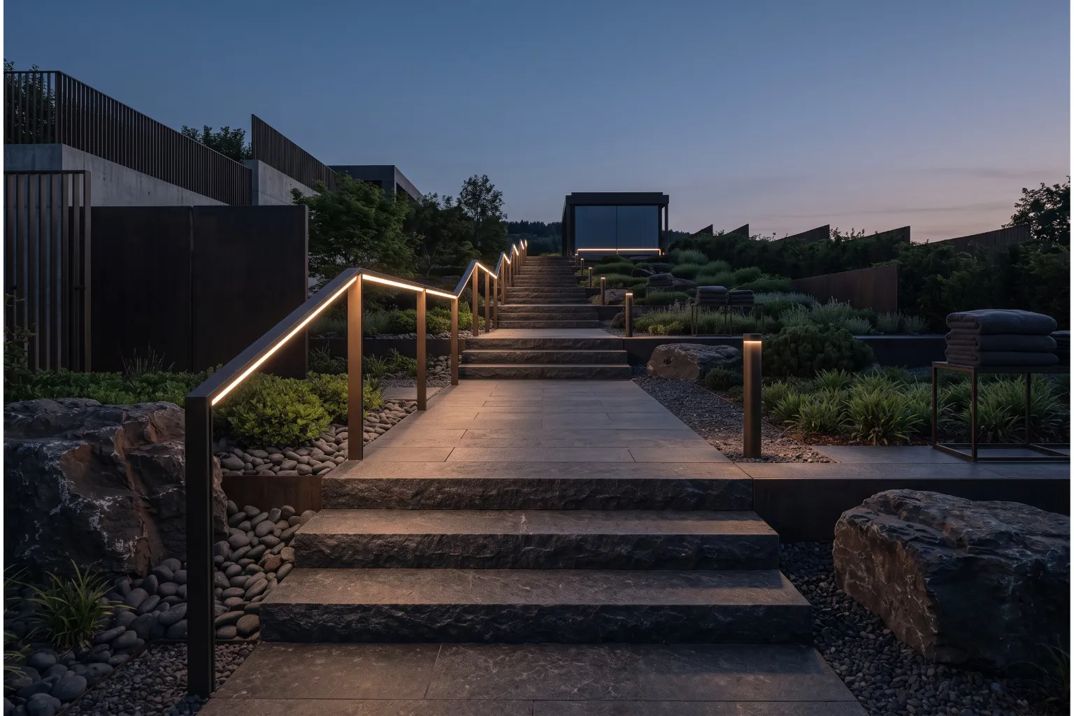 led-strecke-aussenbereich-gartentreppe-handlauf led-strecke-aussenbereich-gartentreppe-handlauf