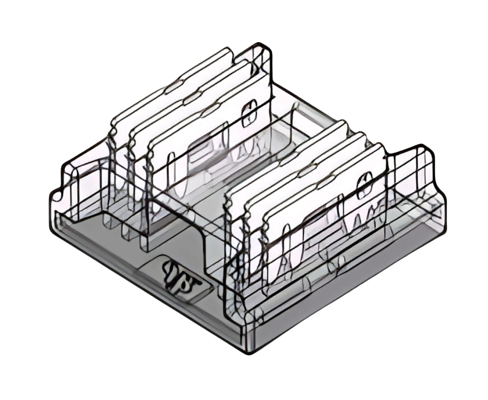 4262543210315 - LED Strip-zu-Strip Schnellverbinder – 6-polig lötfrei für 12 mm RGBCCT COB LED-Streifen