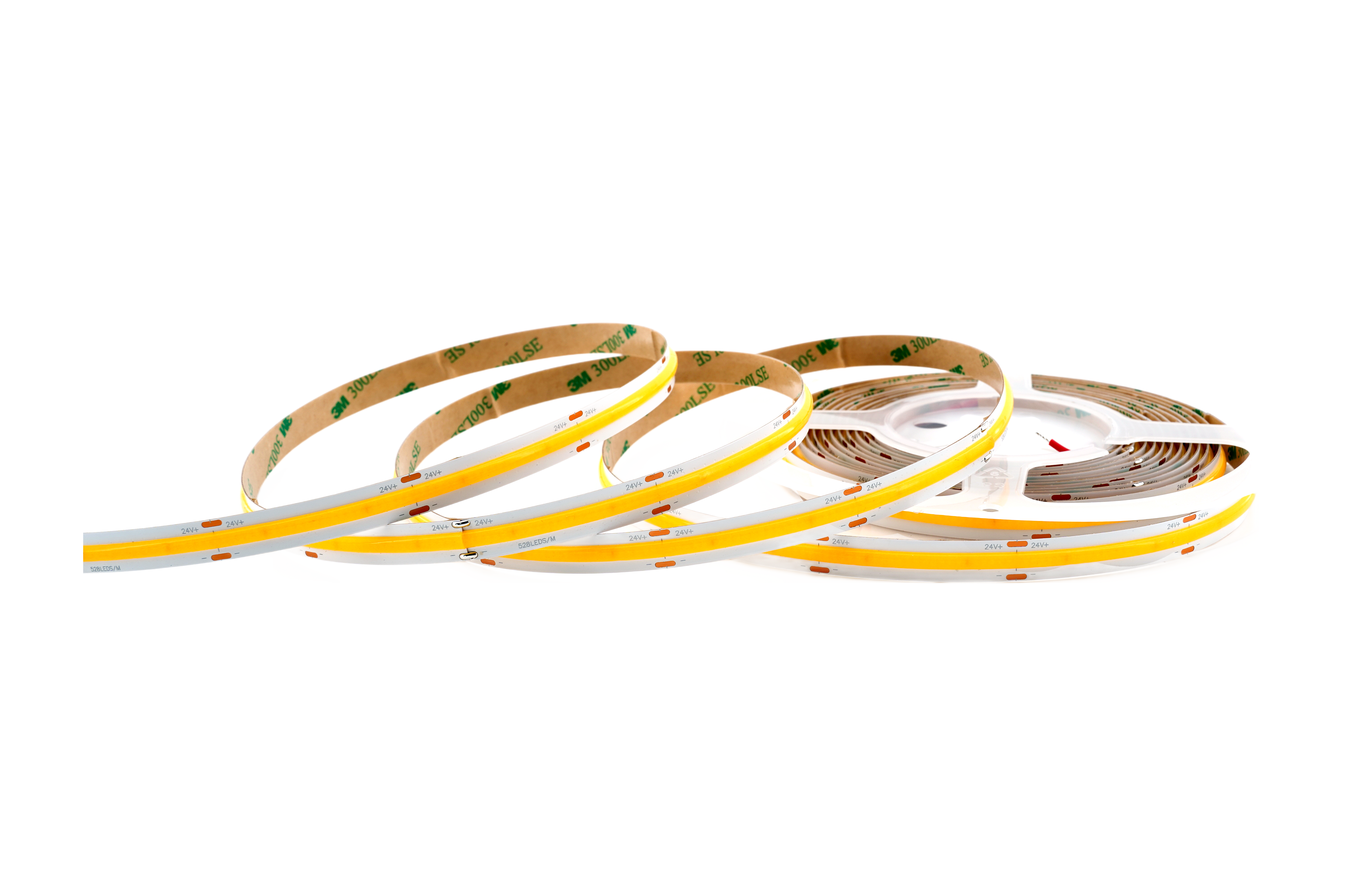 COB LED-Streifen 10 mm – 528 LEDs/m, 24 V, 14 W/m, homogenes & punktfreies Licht