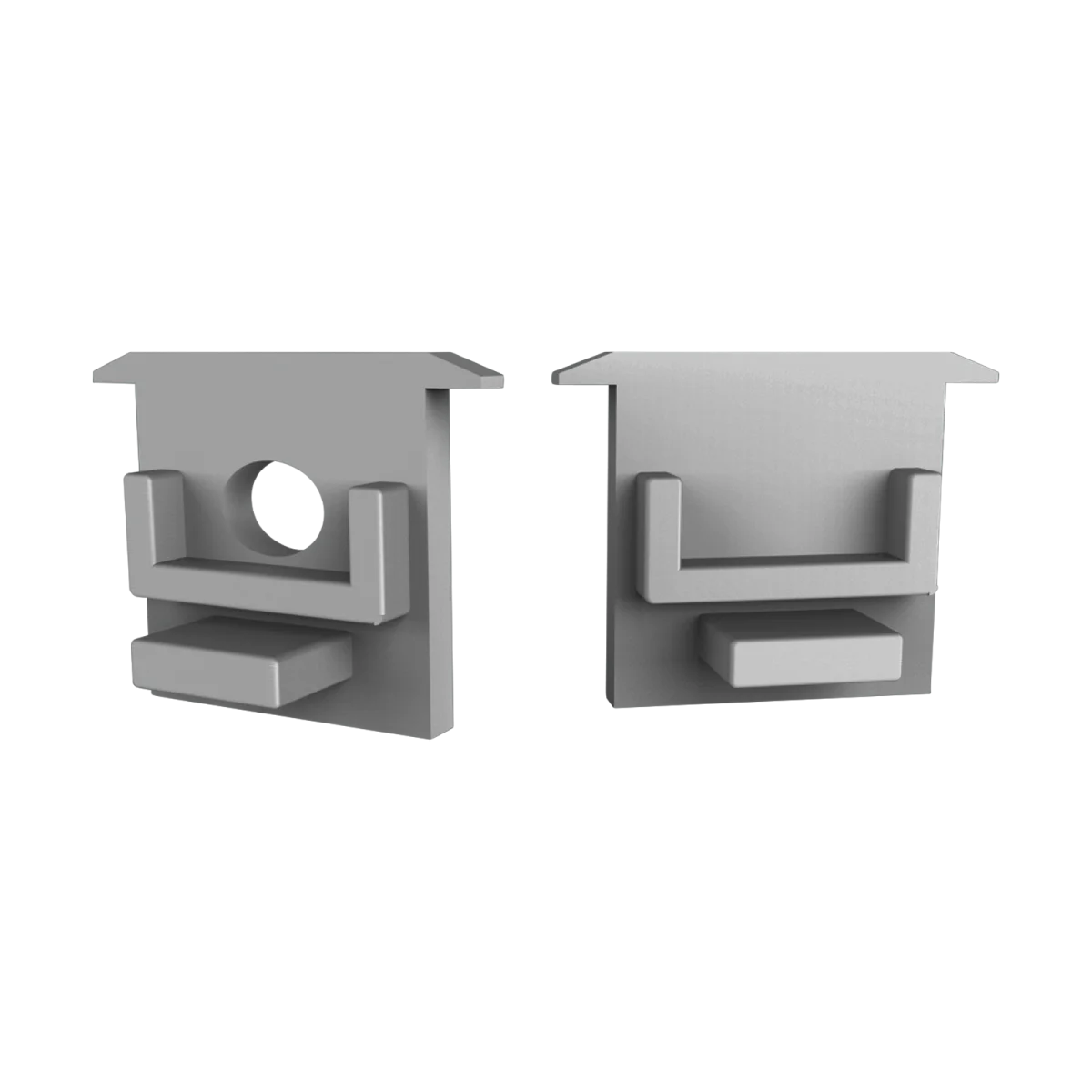 Endkappe für LED Alu Einbauprofil Exo-A2F_13 + Cover PC41 _13