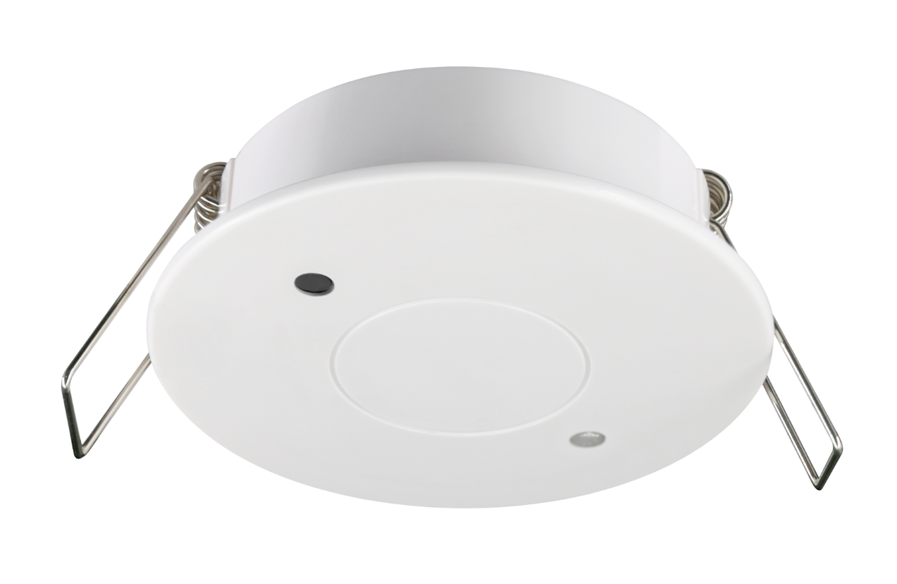 SR-DA9030A-MW DALI-2 Decken-Multisensor mit Mikrowellen-Präsenzerkennung und integriertem Lichtsensor für die tageslichtabhängige Lichtsteuerung in DALI-2 Anlagen