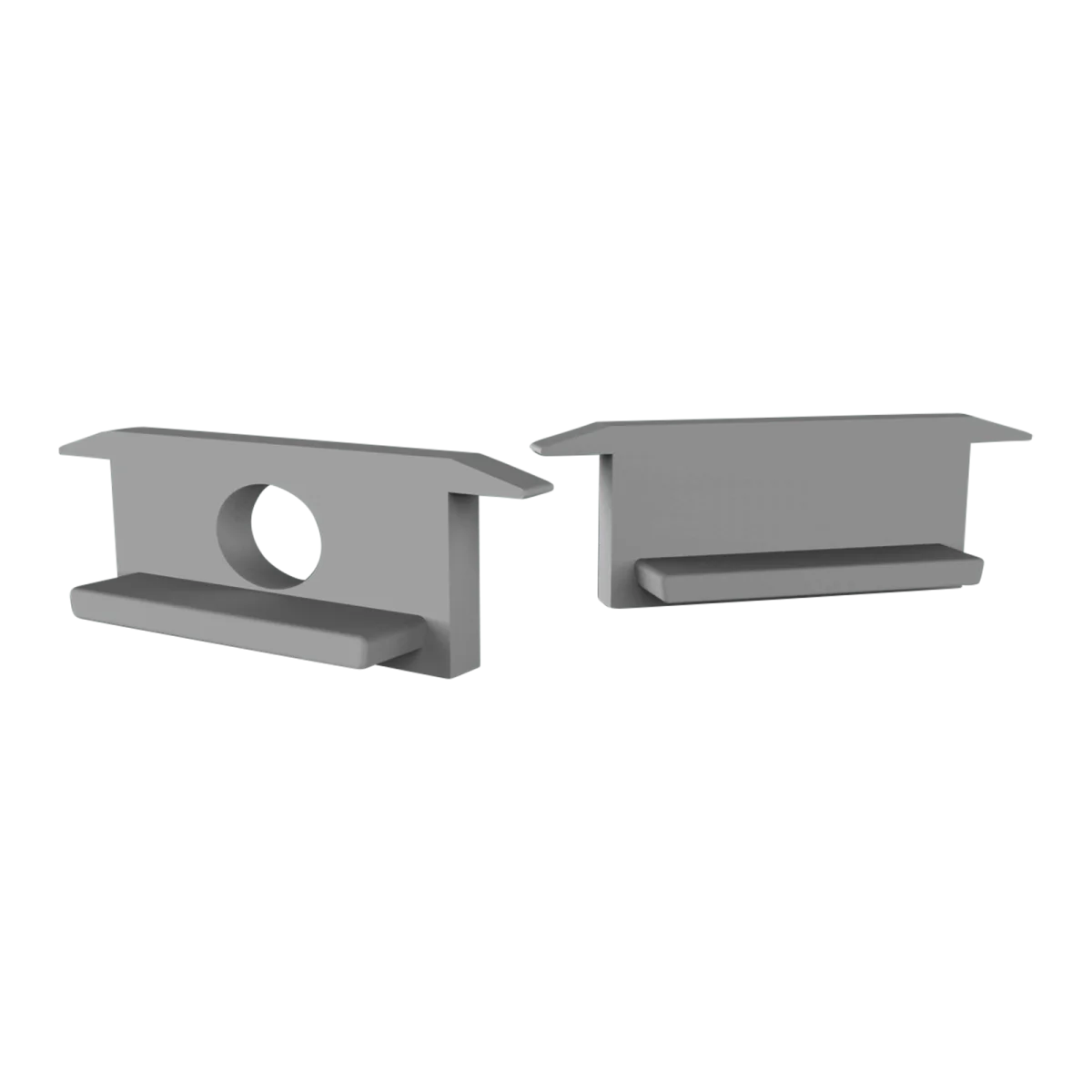 Endkappe für LED Alu Einbauprofil Exo-NLN1F_14 + Cover PC31 _14