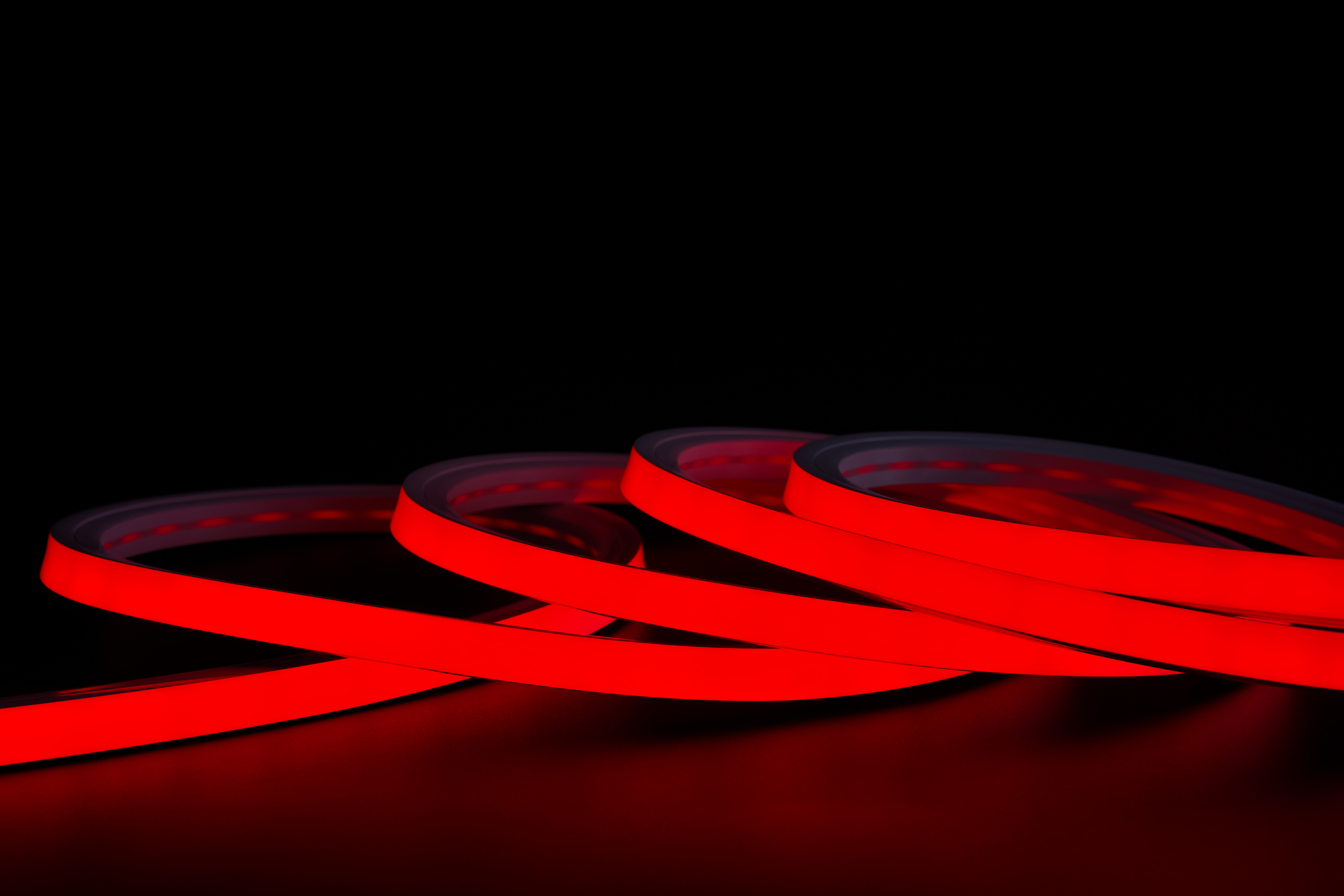 LED Neon Tube rot 20x20mm, 24V IP67, gleichmäßige Lichtlinie RGB LED Neon Flex