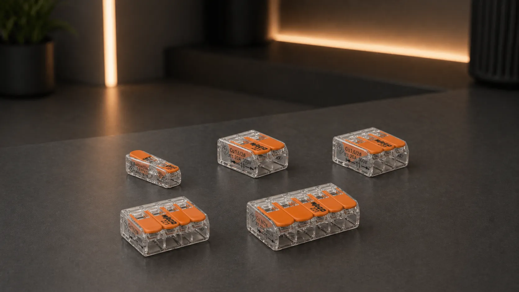 LED Klemmen und Verbindungsclips für sichere elektrische Verbindungen