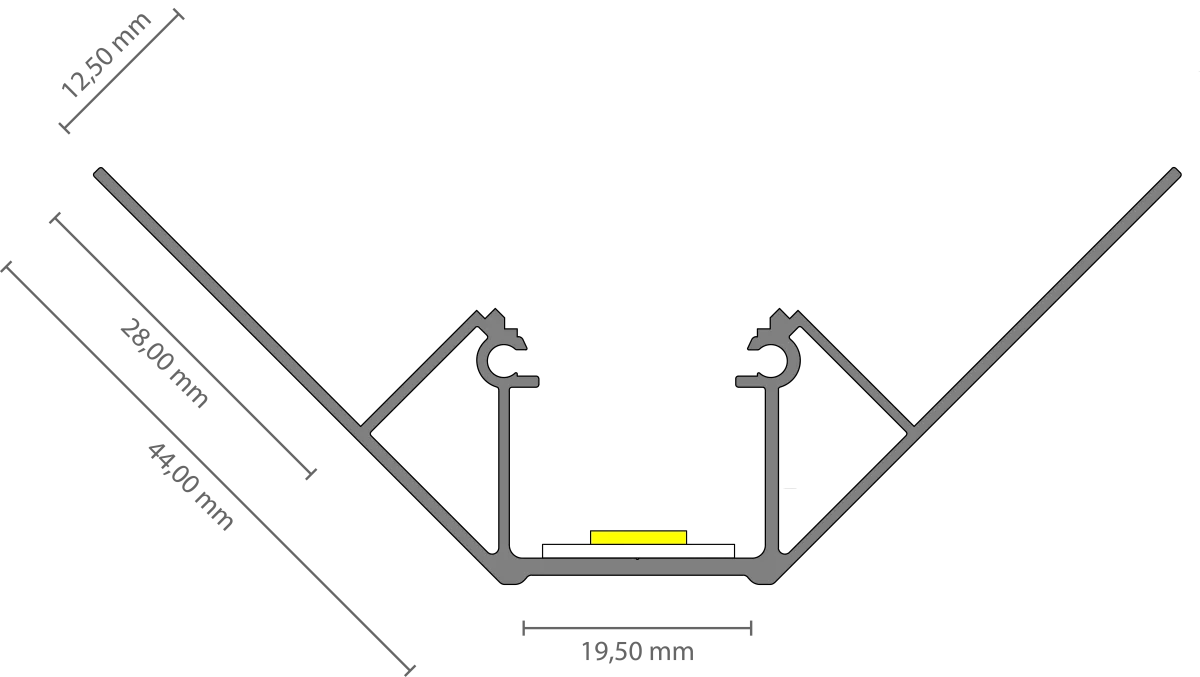 LED Trockenbau-Eckprofil Innen 2m EXO-T5_16 (16 mm) – Flächenbündiges Inneneckprofil für LED-Strips LED Trockenbau-Eckprofil Innen 2m EXO-T5_16 (16 mm) – Flächenbündiges Inneneckprofil für LED-Strips