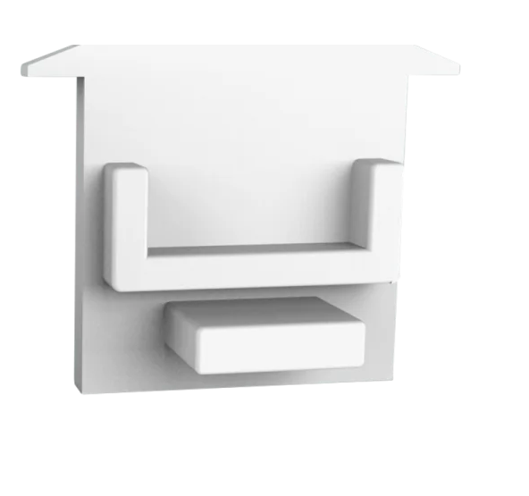 7640273921003 - Endkappe für LED Alu Einbauprofil Exo-A2F_13 + Cover PC41 _13