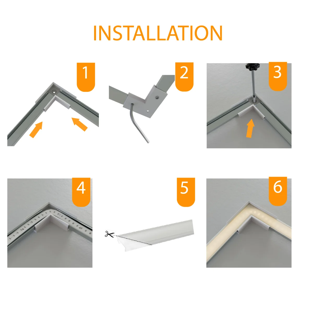 Verbinder für LED ALU Aufbauprofil Exo-A1_13 