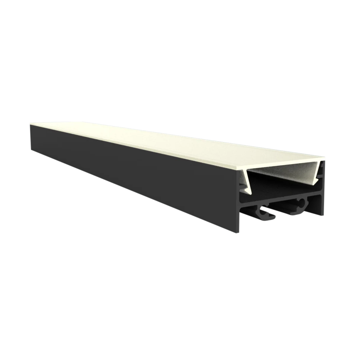 PC51-24 FLAT Abdeckung 2 m – für LED Profil Exo-N3/N4 | opal