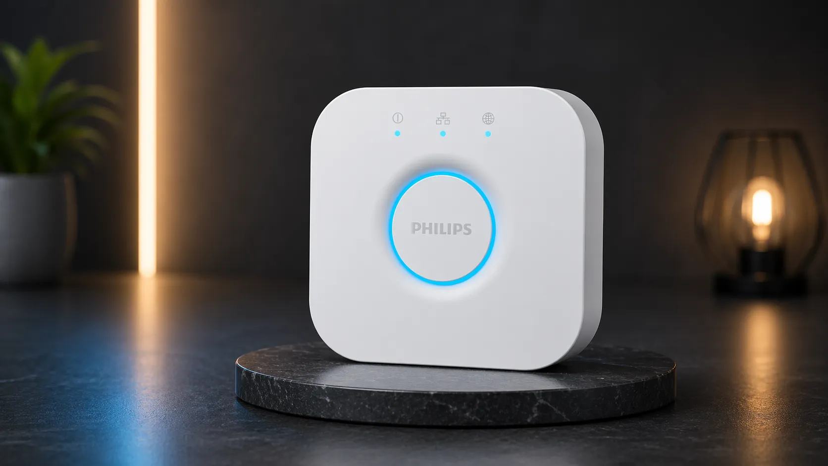 ZigBee Gateway Bridge im modernen Smart Home zur Steuerung von LED Beleuchtung