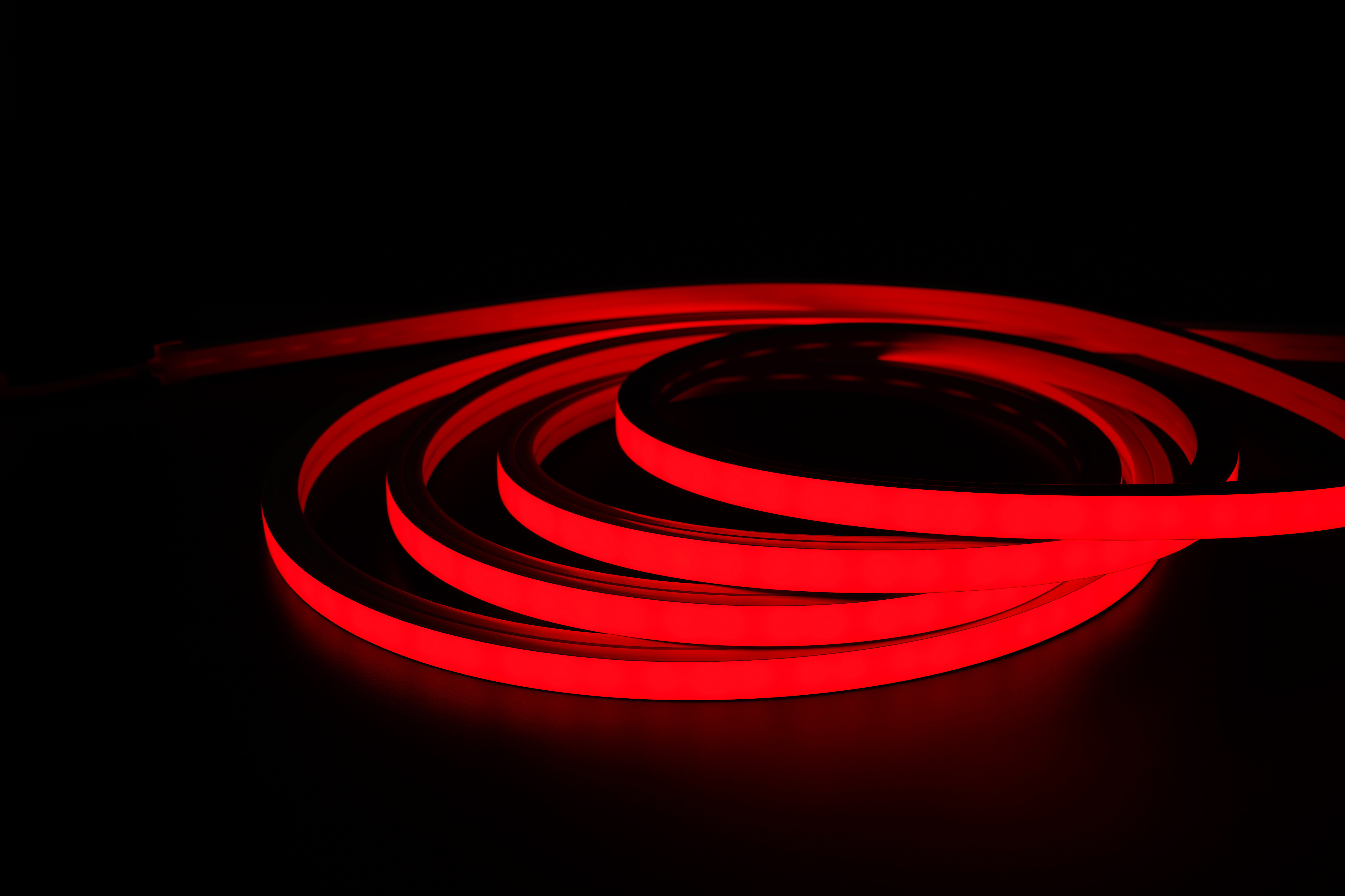 LED RGB NEON TUBE 14×14 mm Silikon Schlauch – 5 m Rolle - 24V - IP67- 14W