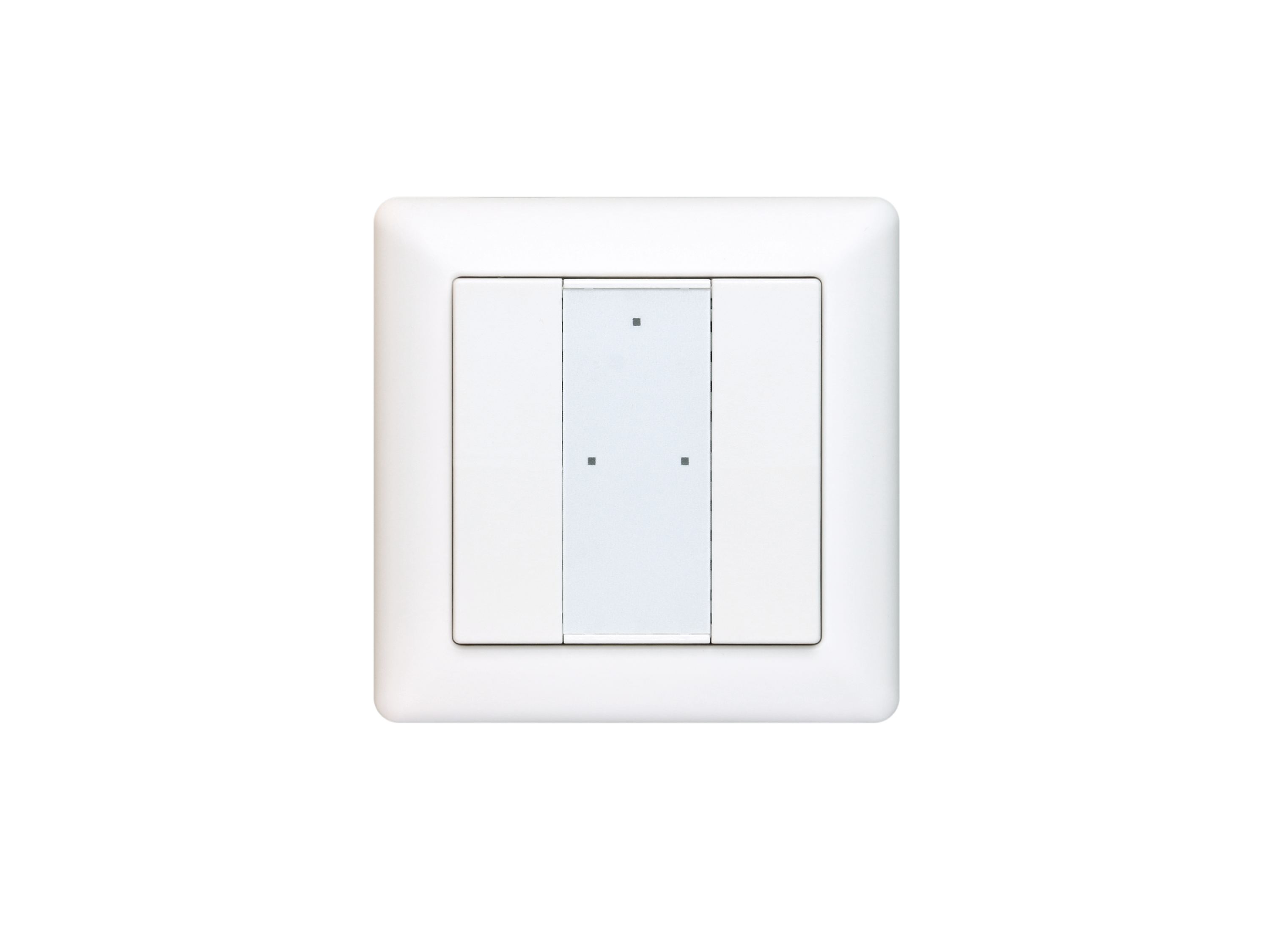 SR-KNX9551K2 KNX 2-fach Wandschalter – mit LED-Statusanzeige, ETS konfigurierbar, busversorgt