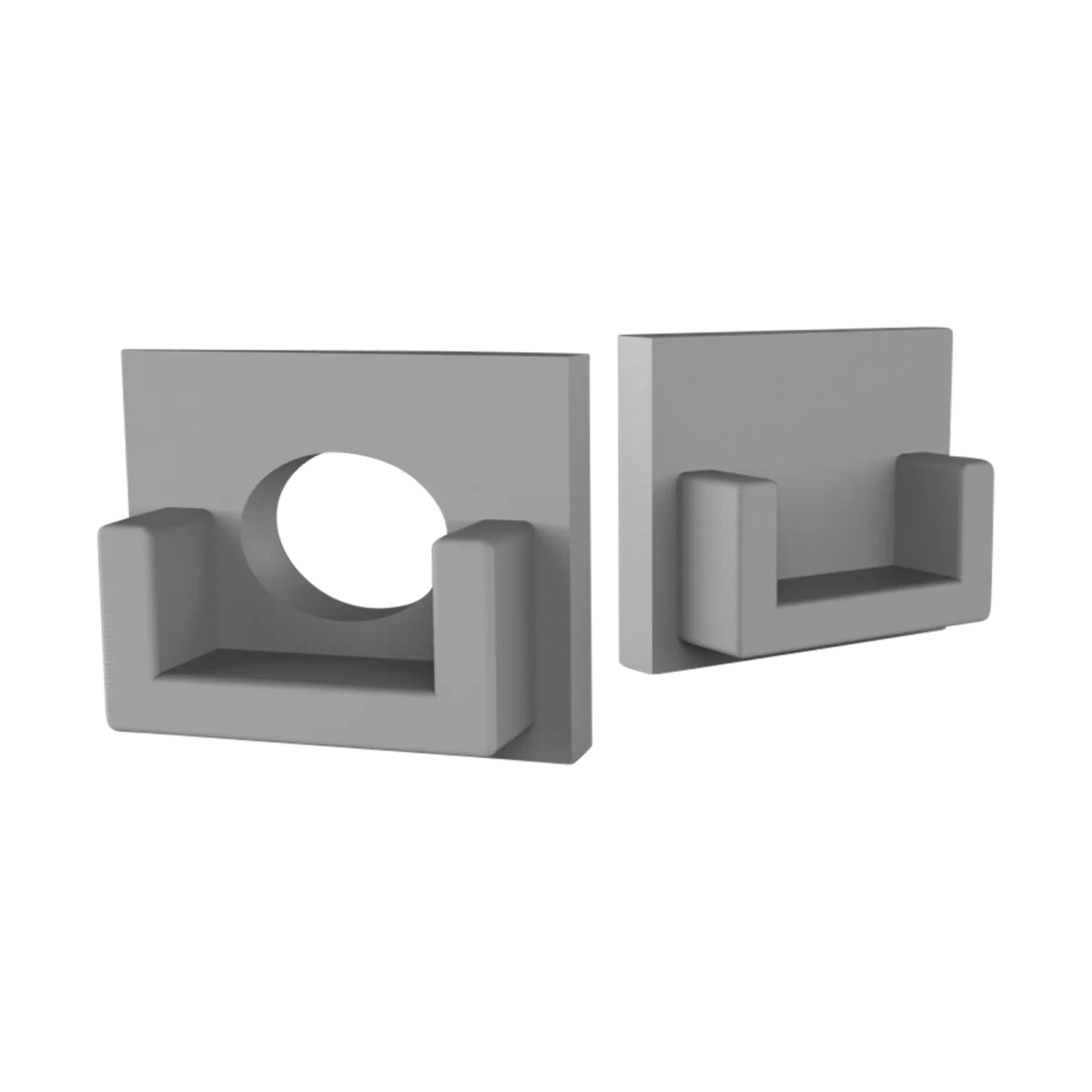 Endkappe für LED Alu Fliesenprofil Exo-F0_10 + Cover PC43 _10