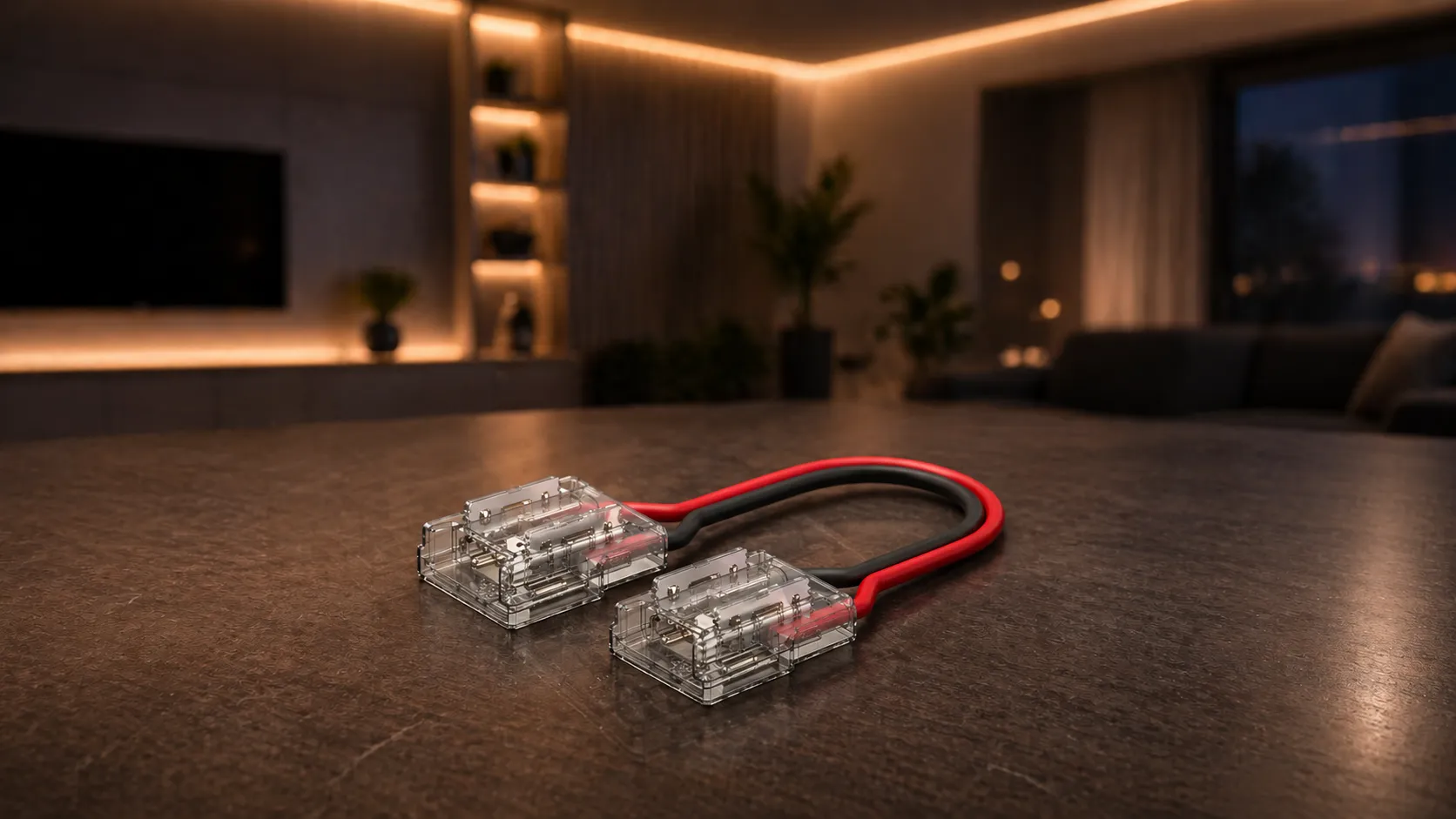 LED Eckverbinder für Streifen – saubere Verbindung um Ecken LED Eckverbinder für LED Streifen im Einsatz zur Verbindung um Ecken