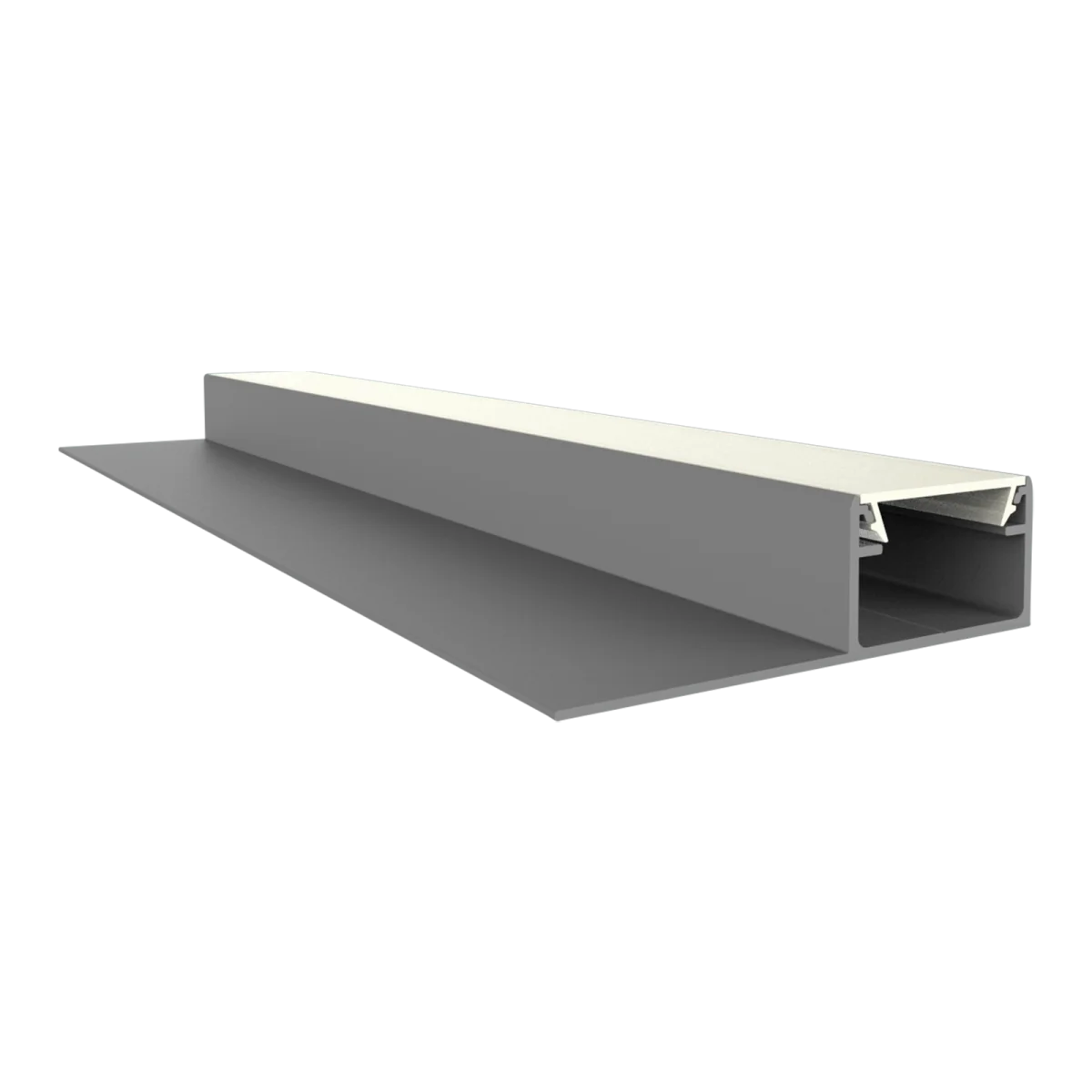 LED Trockenbau-Abschlussprofil 2m EXO-T3H_16 (16 mm) – Flächenbündiges Trockenbauprofil für LED-Strips