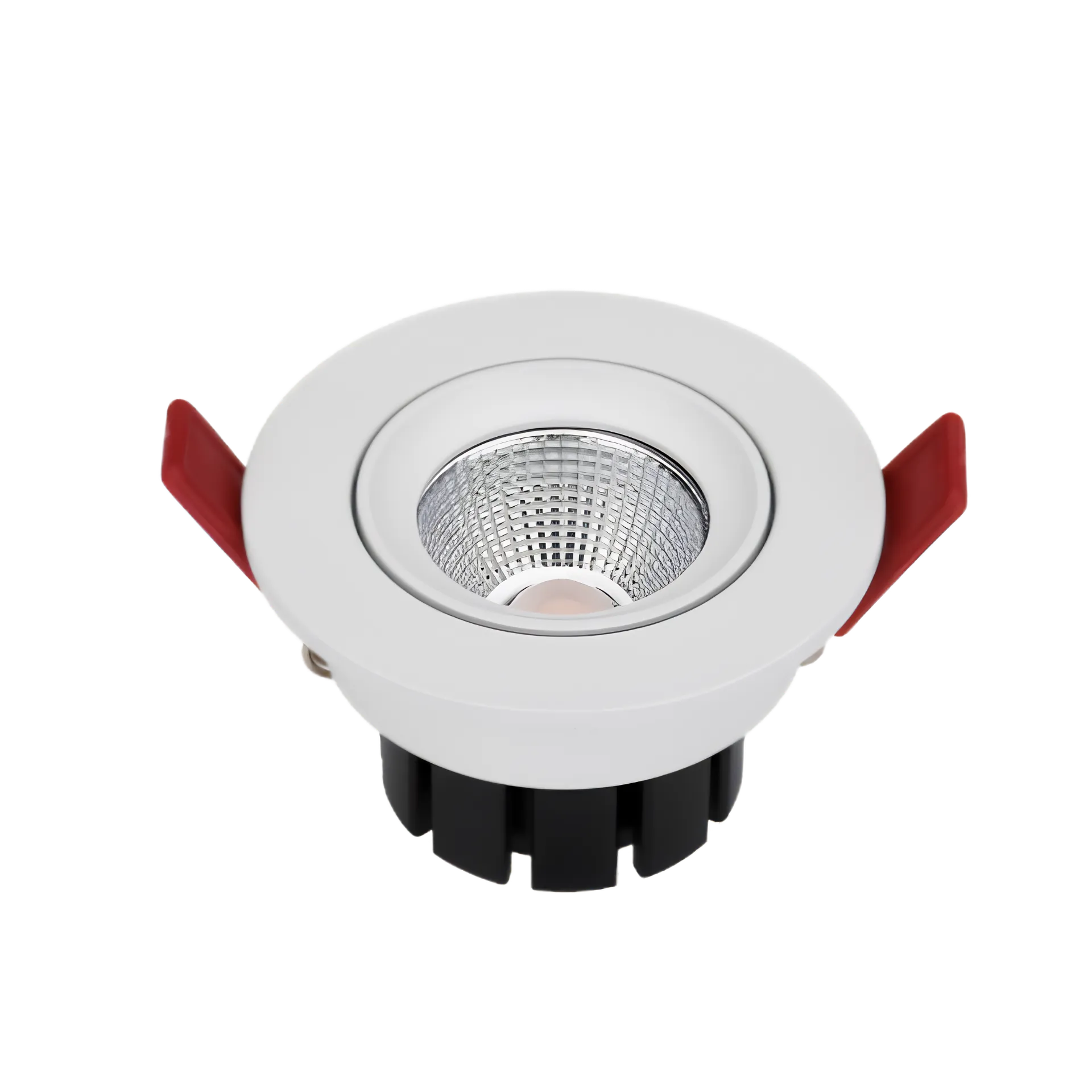 LED Einbaustrahler 8W 24V DC, Farbtemperatur einstellbar 2000-6000K, CRI 95, 60° Reflektor, Lochmaß Ø68 mm LED Einbaustrahler 8W 24V DC, Farbtemperatur einstellbar 2000-6000K, CRI 95, 60° Reflektor, Lochmaß Ø68 mm