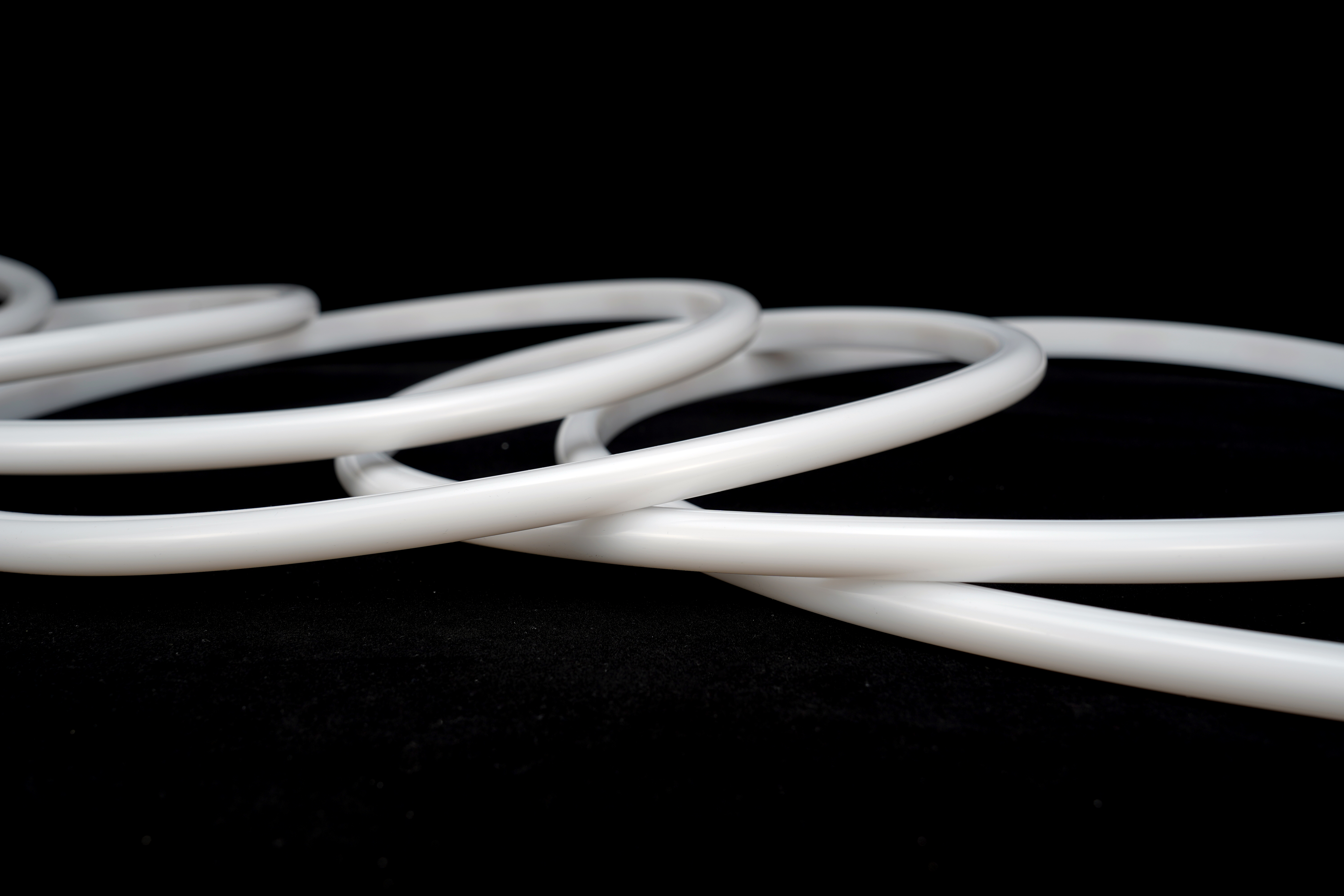 LED NEON TUBE 13×13 mm Silikon Schlauch – 5 m Rolle - 12 W – 24 V – IP67 – CRI>93 - Schneidmaß 50mm