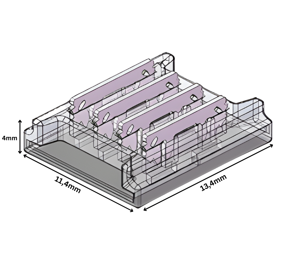 LED Strip-zu-Strip Schnellverbinder – 4-polig, lötfrei, für 10 mm RGB SMD LED-Streifen