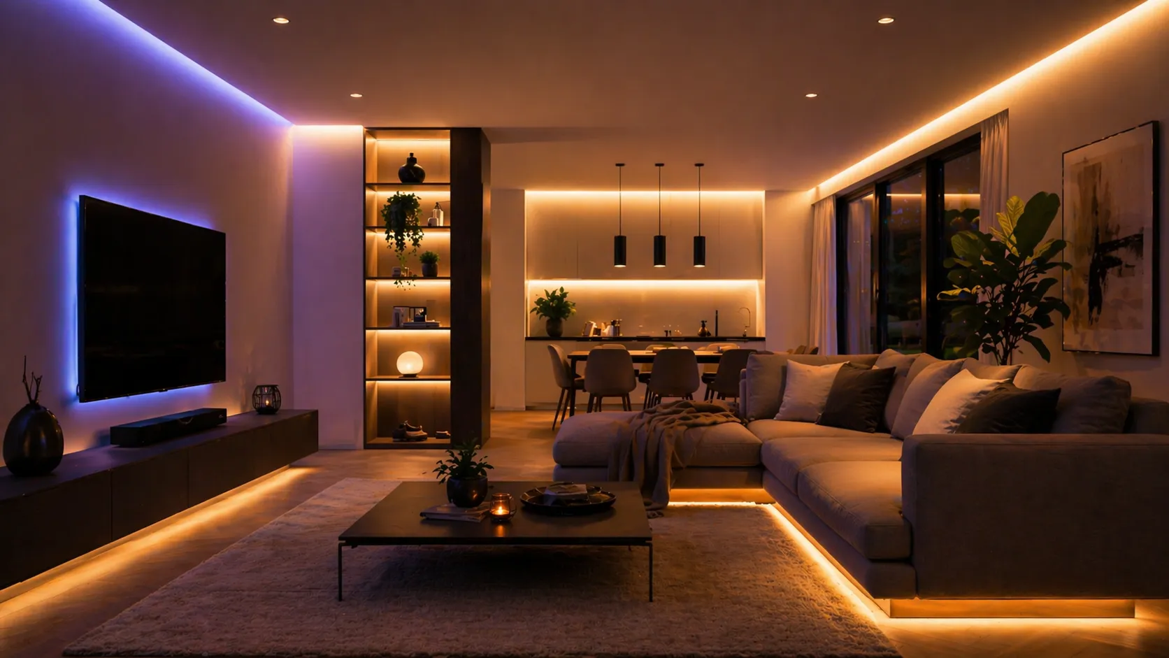 LED Steuerung im Smart Home zur Steuerung von LED Streifen per App, Fernbedienung oder Dimmer