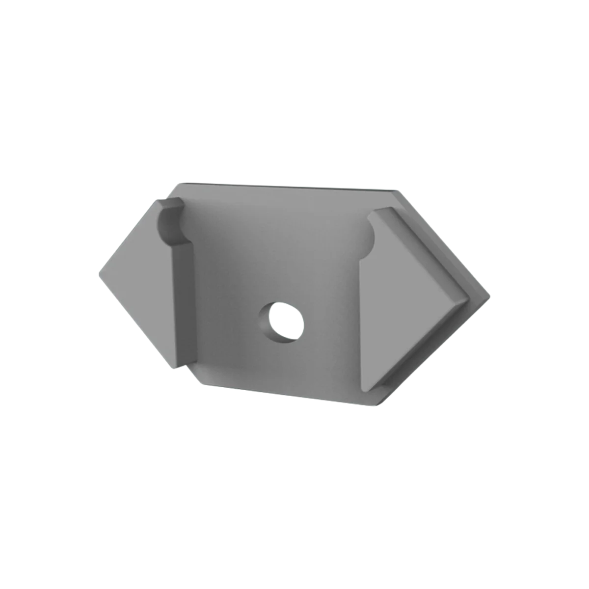 Endkappe für LED Alu Trockenbauprofil Exo-T5_16 + Cover PC45 _16