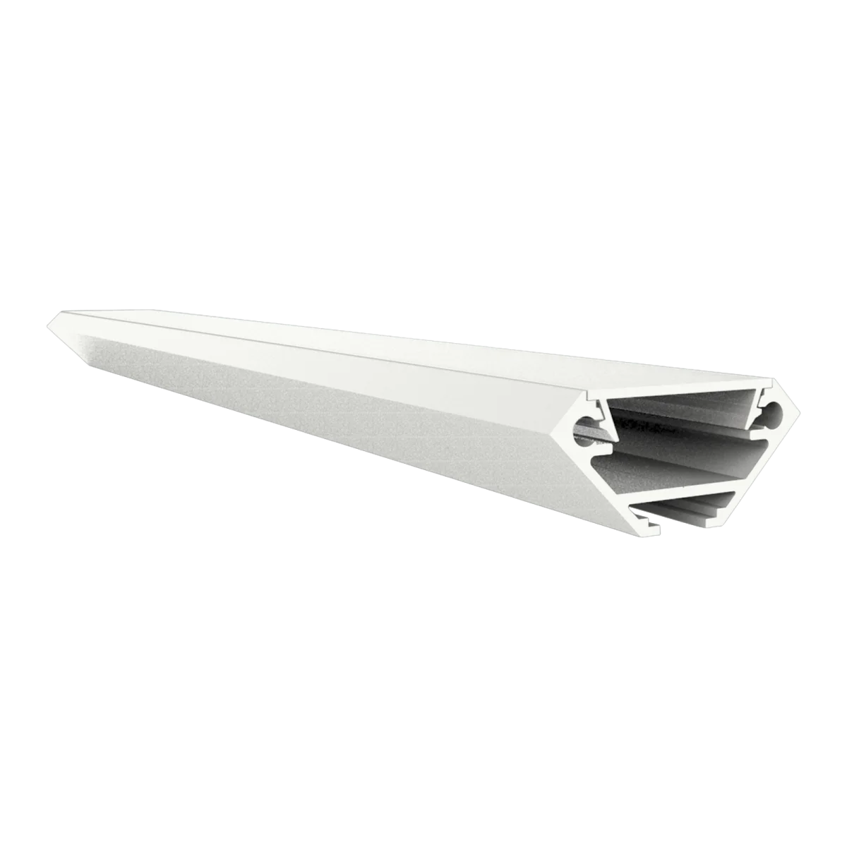 LED Eckprofil mit Kabelkanal 2m EXO-V2_14 (14 mm) – Aluminiumprofil für LED-Strips