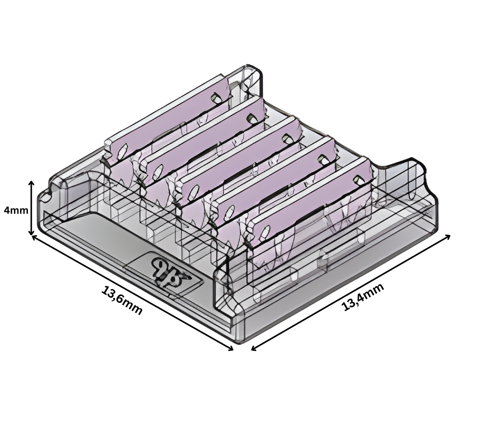 LED Strip-zu-Strip Schnellverbinder – 5-polig, lötfrei, für 12 mm RGBW SMD LED-Streifen
