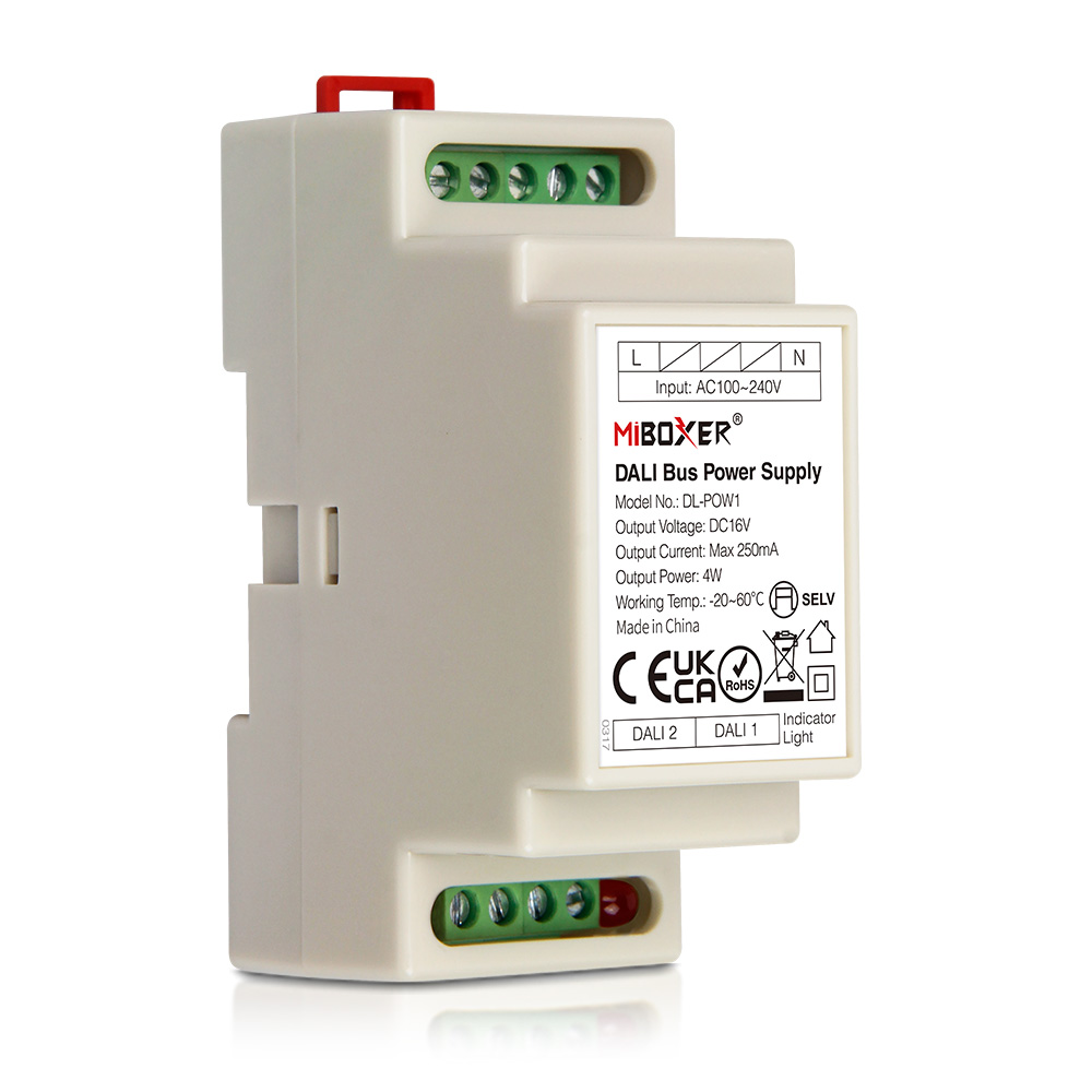 MiBoxer DALI Bus Stromversorgung DL POW1 250mA 16V für DALI Lichtsteuerung